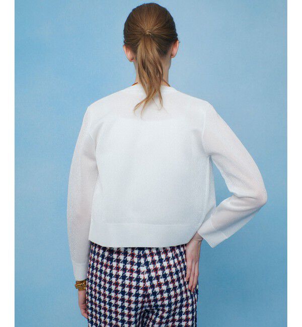 LOULOU WILLOUGHBY「【LOULOU WILLOUGHBY】シアージャガードカーディガン」|カーディガン|