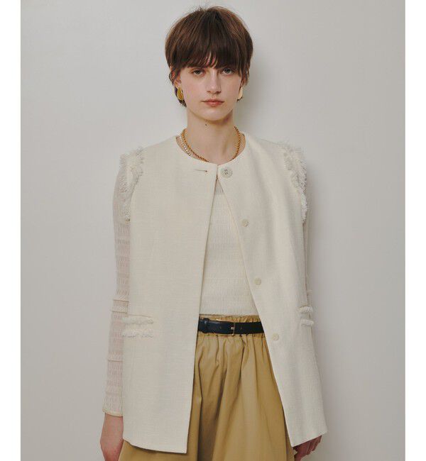 allureville「ミックスツイードフレアジレ」|その他|