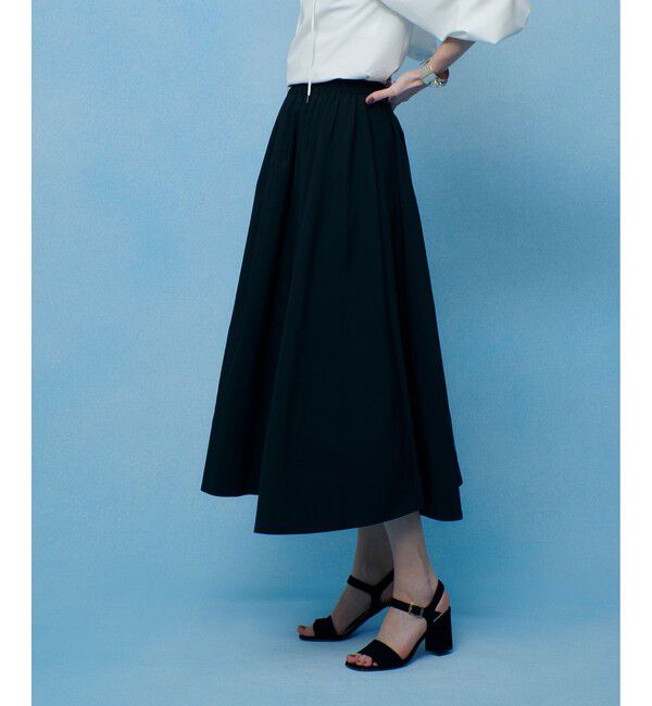 LOULOU WILLOUGHBY「【LOULOU WILLOUGHBY】ポリエステルコットングログランギャザースカート」|スカート|