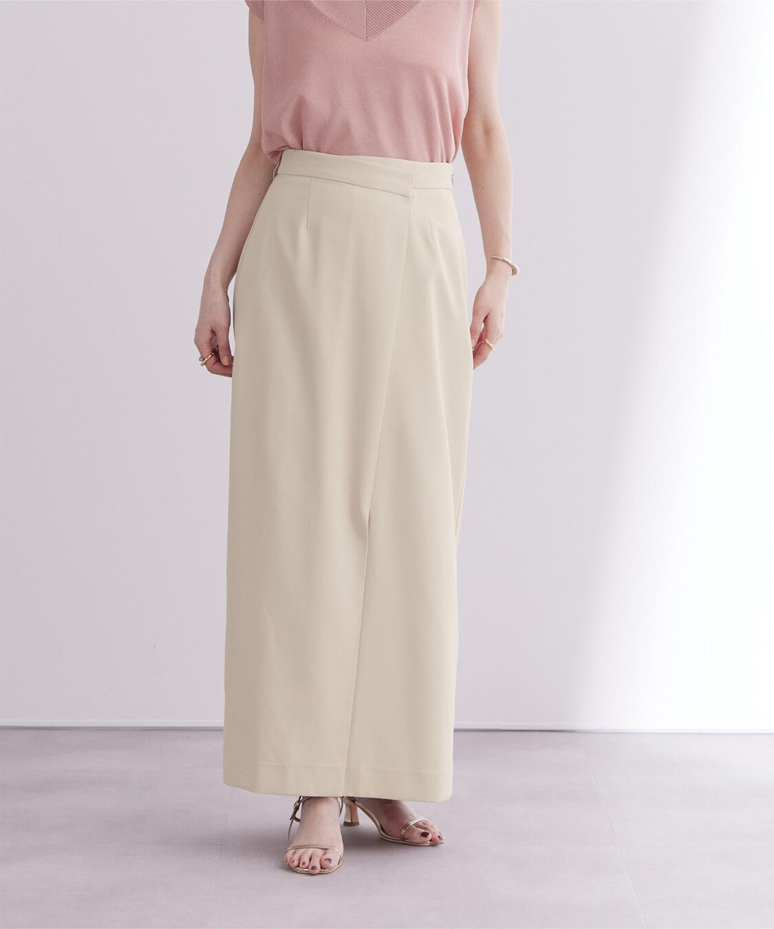 ur's「ﾗｯﾌﾟﾃﾞｻﾞｲﾝIﾗｲﾝｽｶｰﾄ」|スカート|