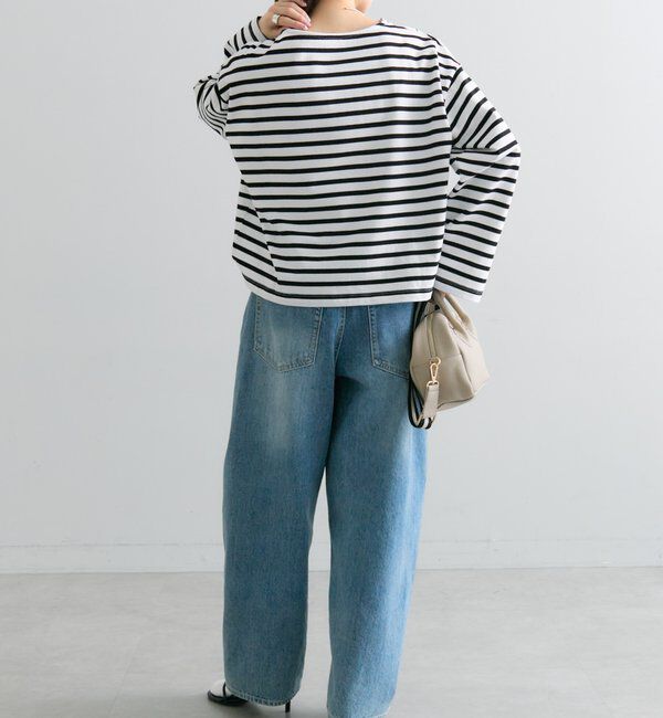  「ボーダーショートカットソー」|Tシャツ・カットソー|