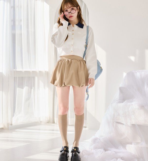  「バルーンミニスカート／サイズ展開あり」|スカート|