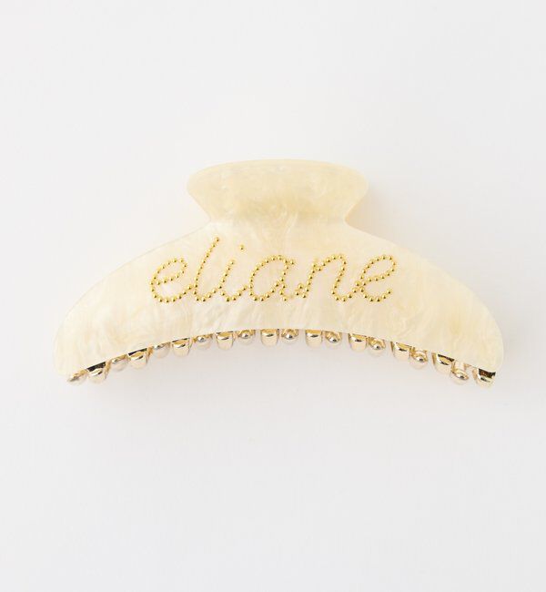  「【Eliane Collection】ロゴクリップ」|その他|アイボリー