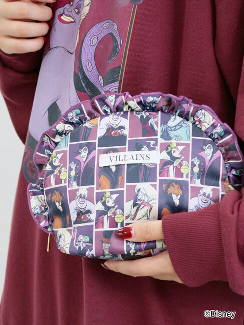 Samansa Mos2 blue「【Disney】ヴィランズ/フリルポーチ」|その他|