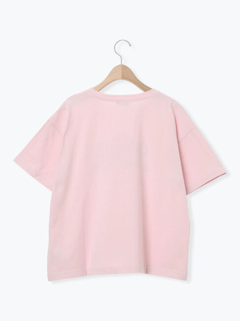 Samansa Mos2「ロゴ刺繍Tシャツ」|Tシャツ・カットソー|