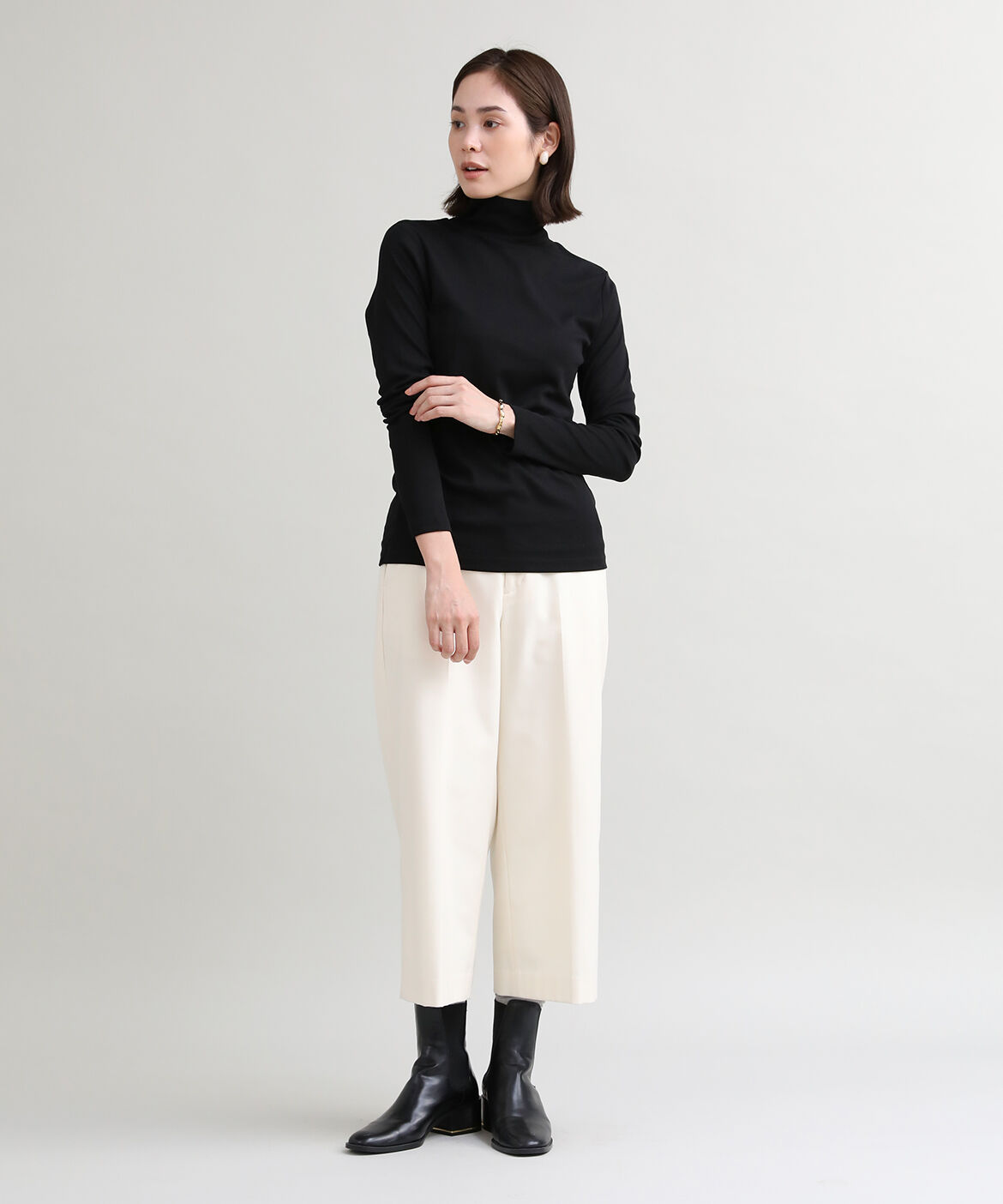 DAY by DAY it&rsquo;s international「ハイネックカットソー《スビン綿MIXフライス》」|Tシャツ・カットソー|