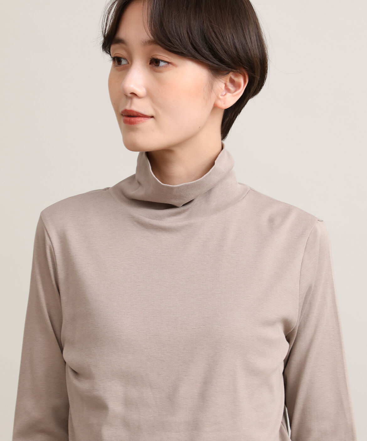 DAY by DAY it&rsquo;s international「ハイネックカットソー《スビン綿MIXフライス》」|Tシャツ・カットソー|