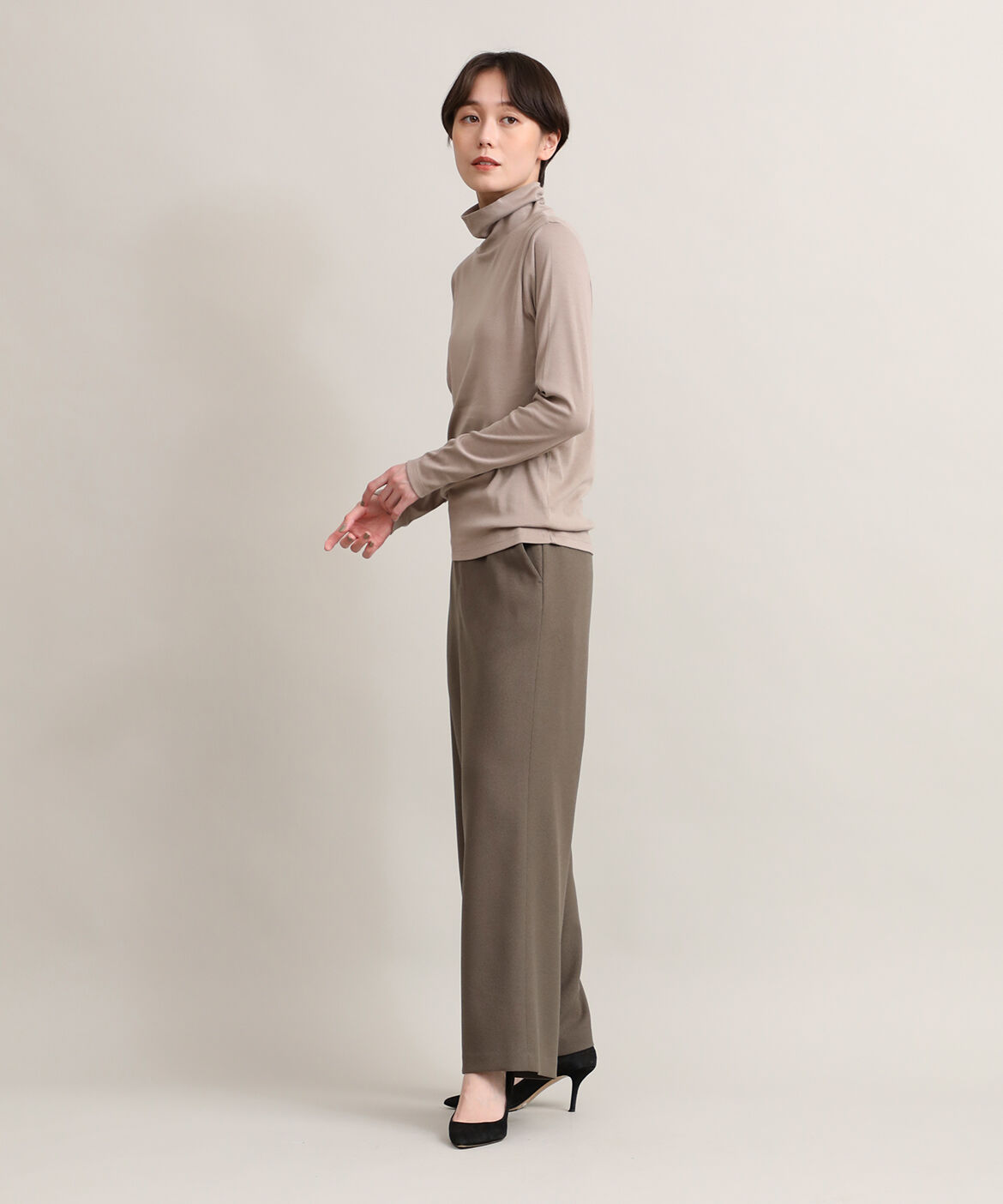 DAY by DAY it&rsquo;s international「ハイネックカットソー《スビン綿MIXフライス》」|Tシャツ・カットソー|