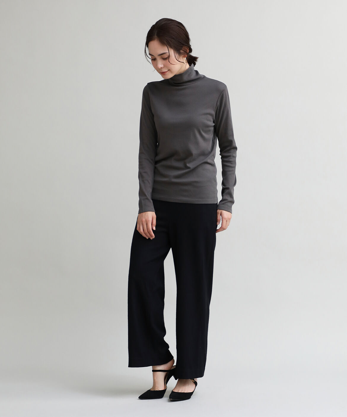 DAY by DAY it&rsquo;s international「ハイネックカットソー《スビン綿MIXフライス》」|Tシャツ・カットソー|