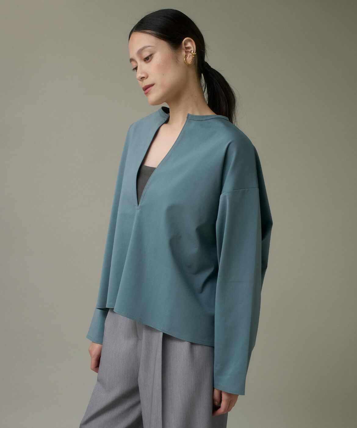 DAY by DAY it&rsquo;s international「コットンポンチキーネックオーバーカットソー」|Tシャツ・カットソー|