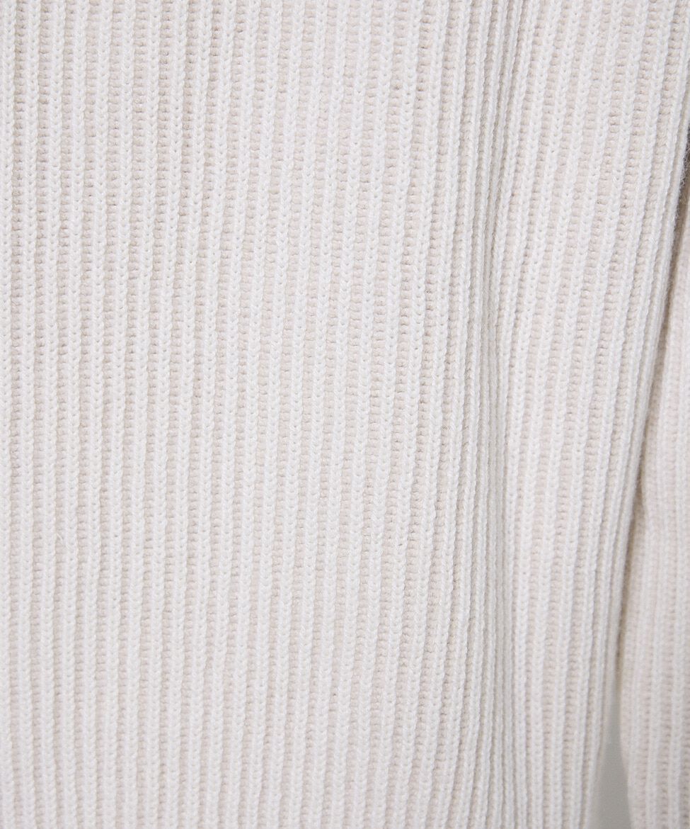 INED「CASHEART カシミヤリブ編みニット」|ニット・セーター|