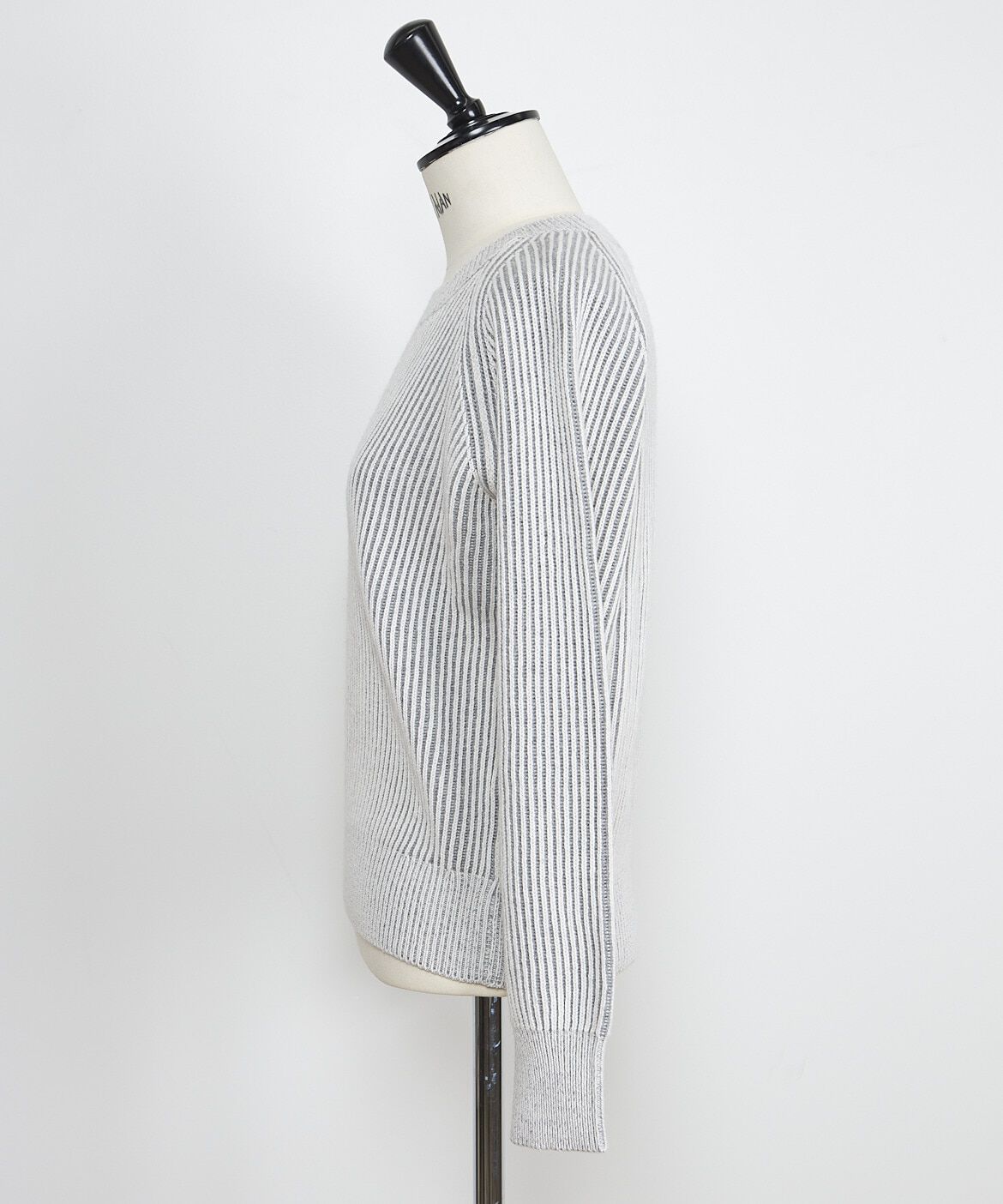 INED「CASHEART カシミヤリブ編みニット」|ニット・セーター|