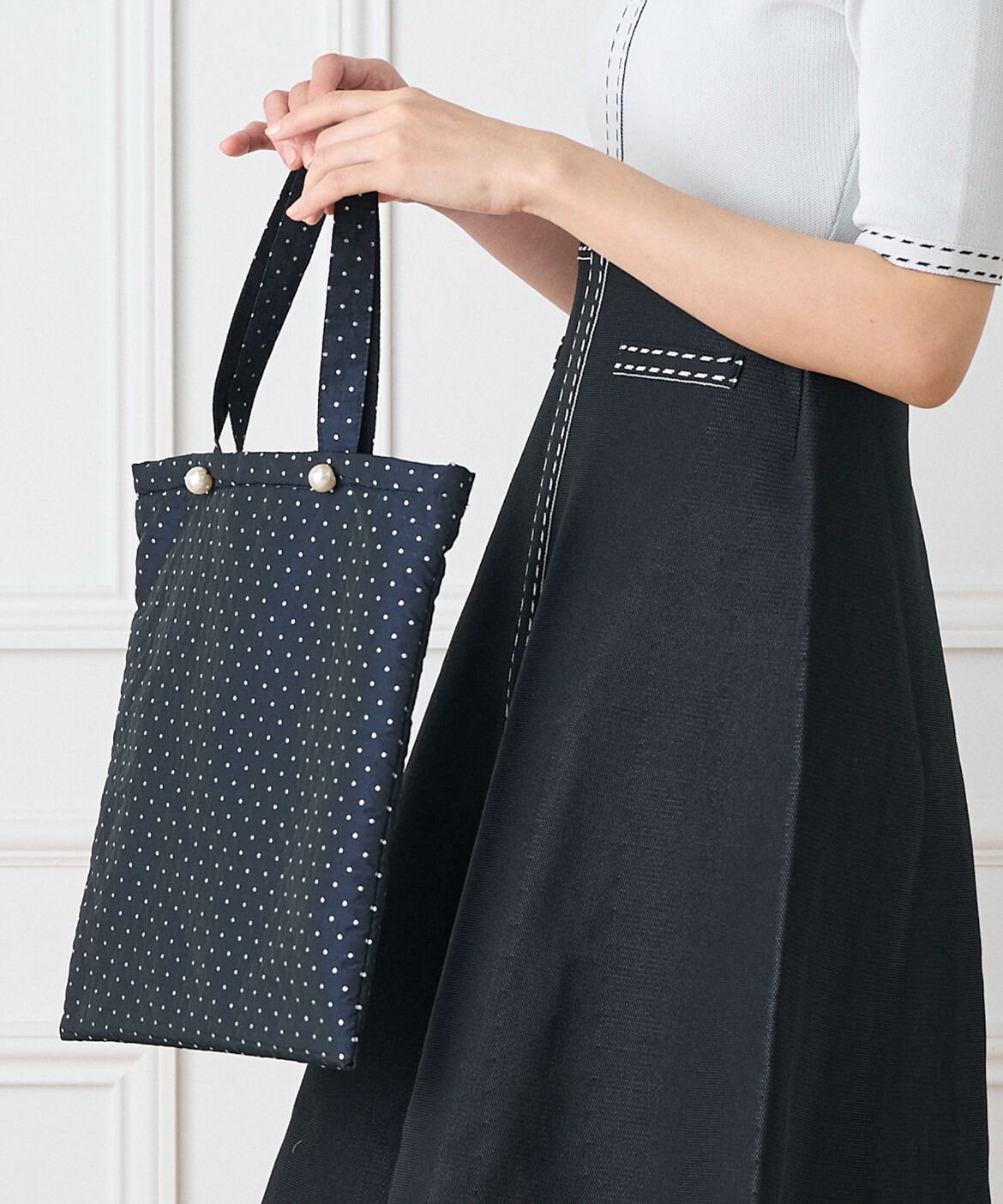 Maglie le cassetto「ラメドットジャガードトートバッグ」|その他|