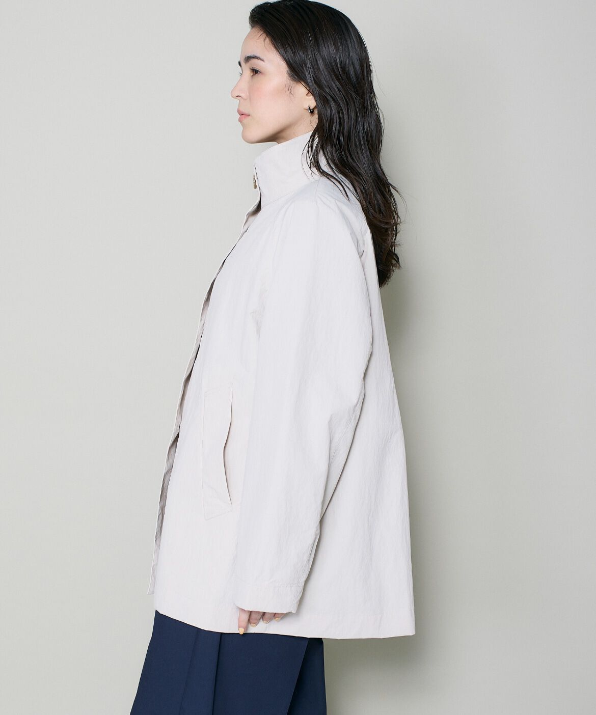 DAY by DAY it&rsquo;s international「ナイロンスタンドカラーテントコート」|ピーコート|