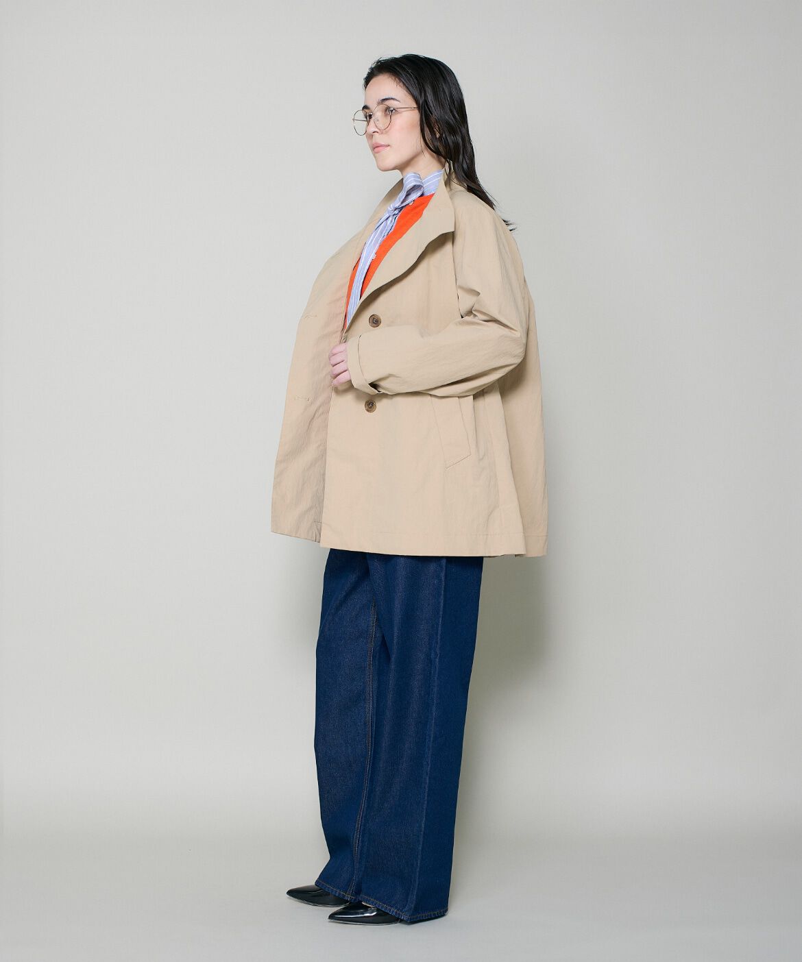 DAY by DAY it&rsquo;s international「ナイロンスタンドカラーテントコート」|ピーコート|