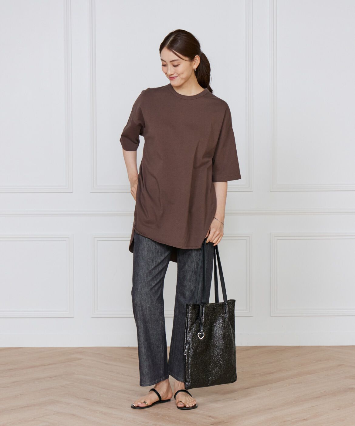 DAY by DAY it&rsquo;s international「メタリックツマミハンドルフラットトートバッグ/A4対応《COOCO/クーコ》」|その他|