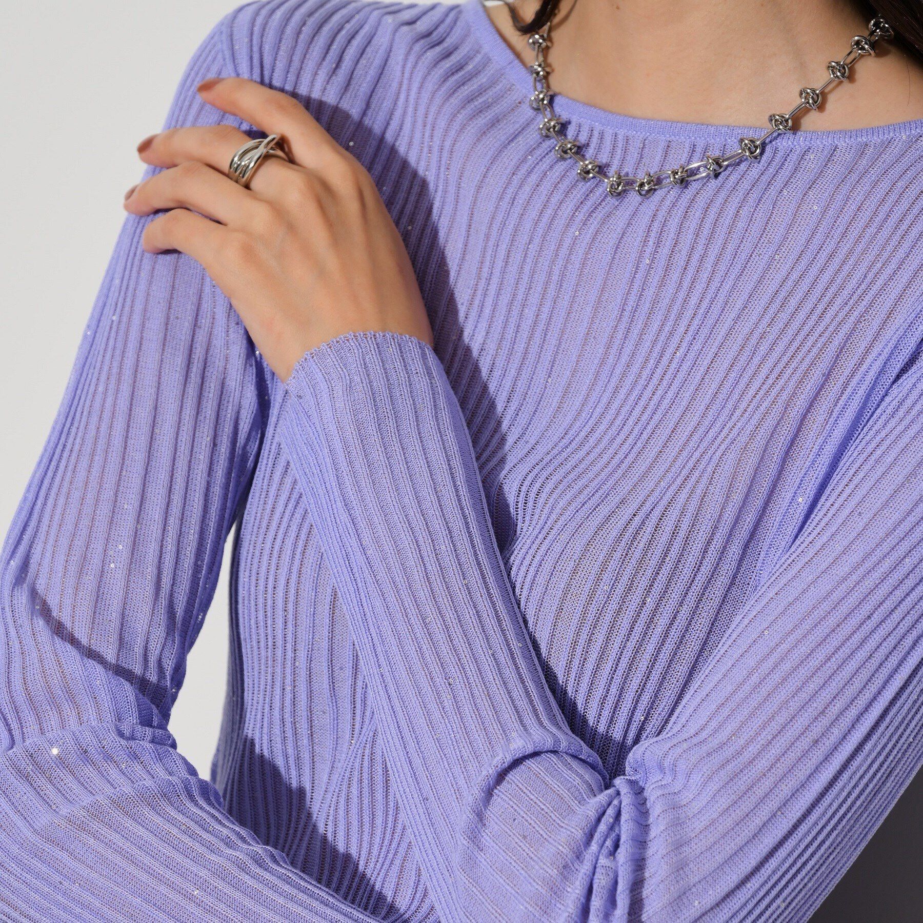 GALLEST「シアースパンコールニット」|ニット・セーター|