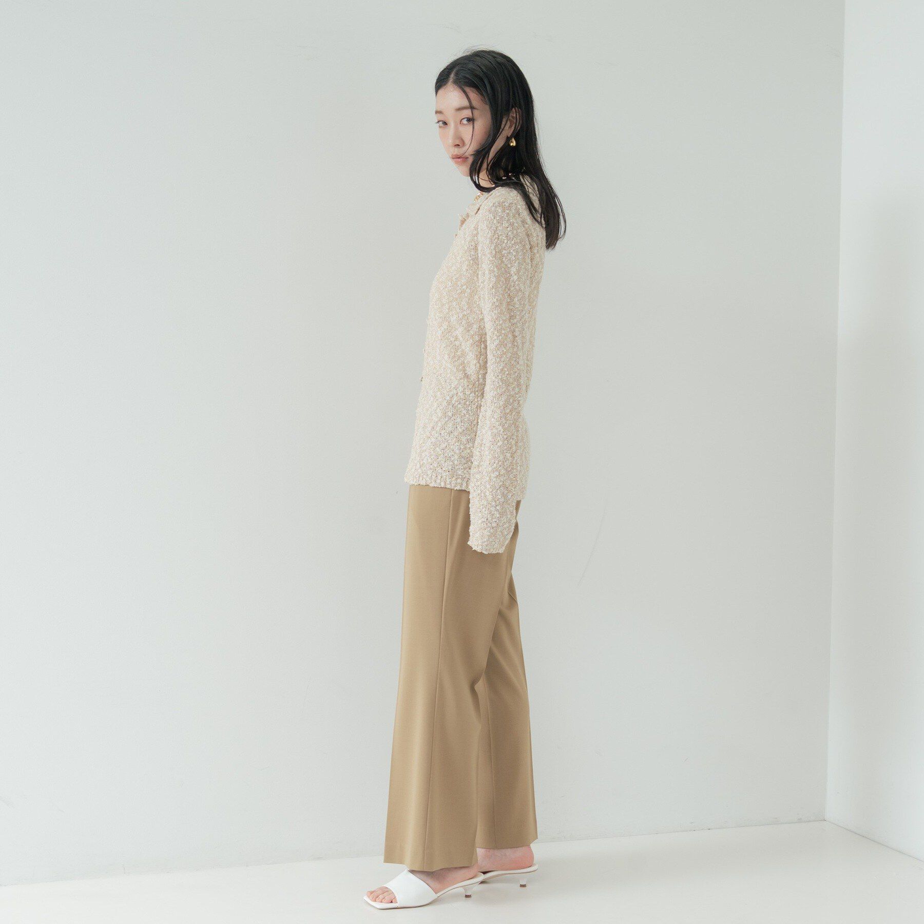 GALLEST「Comfy SET UP｜ストレートフレアパンツ【セットアップ対応／通勤／カセット服】」|その他|