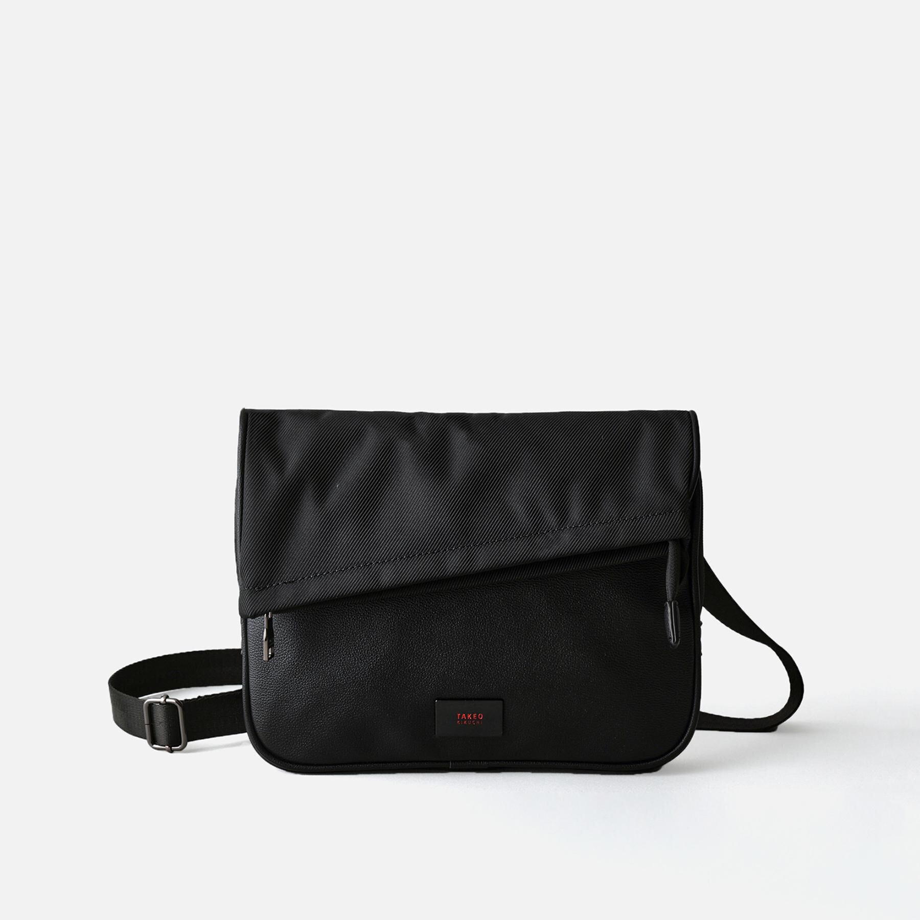 TAKEO KIKUCHI「【2WAY】ダブルクラッチショルダー」|ショルダー・メッセンジャー|ブラック(019)
