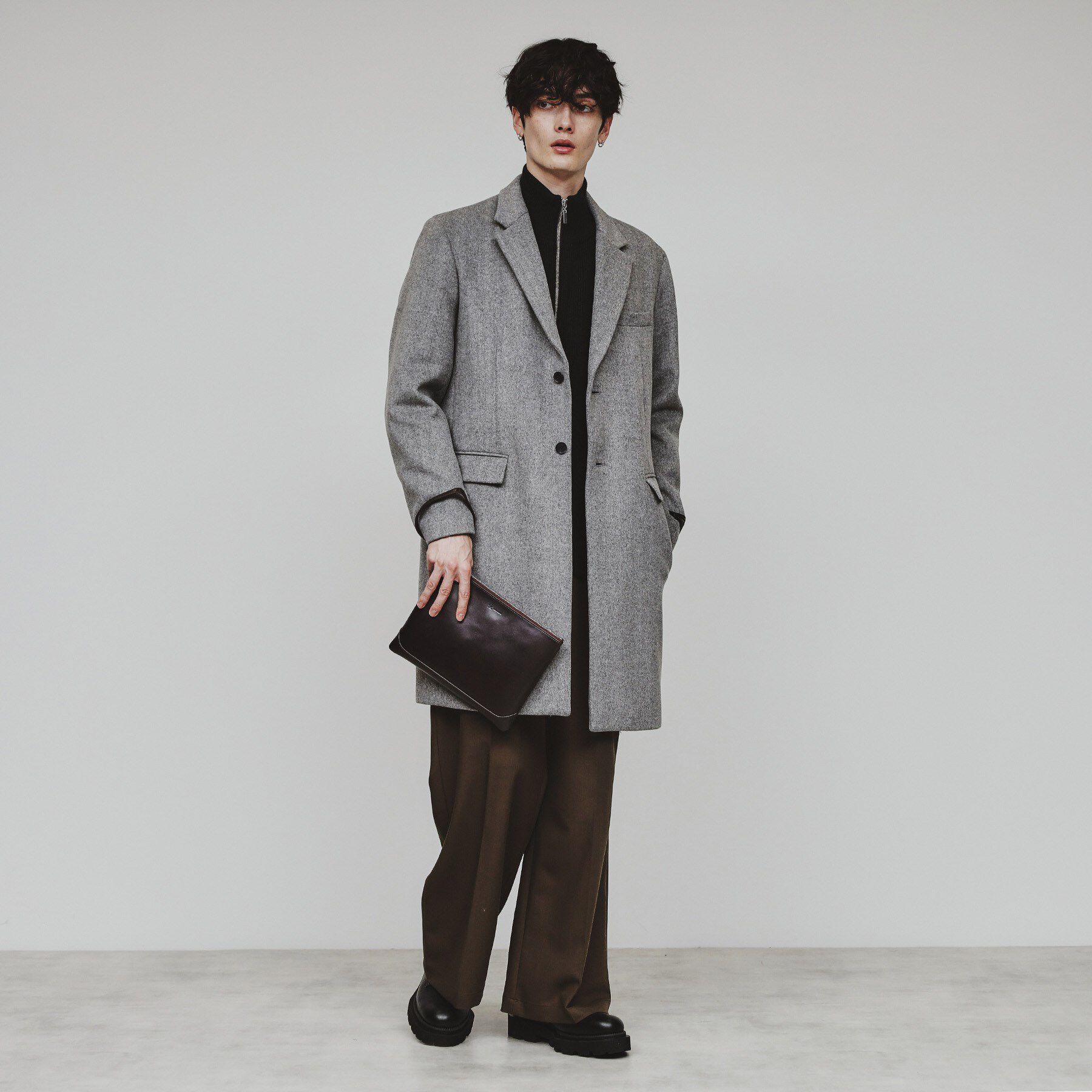 tk.TAKEO KIKUCHI「Refined Leather サコッシュ」|ショルダー・メッセンジャー|