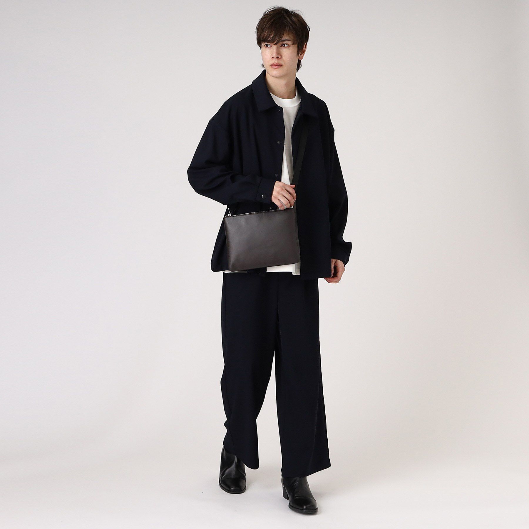 tk.TAKEO KIKUCHI「【WEB限定】レザー2WAYサコッシュバッグ」|ショルダー・メッセンジャー|