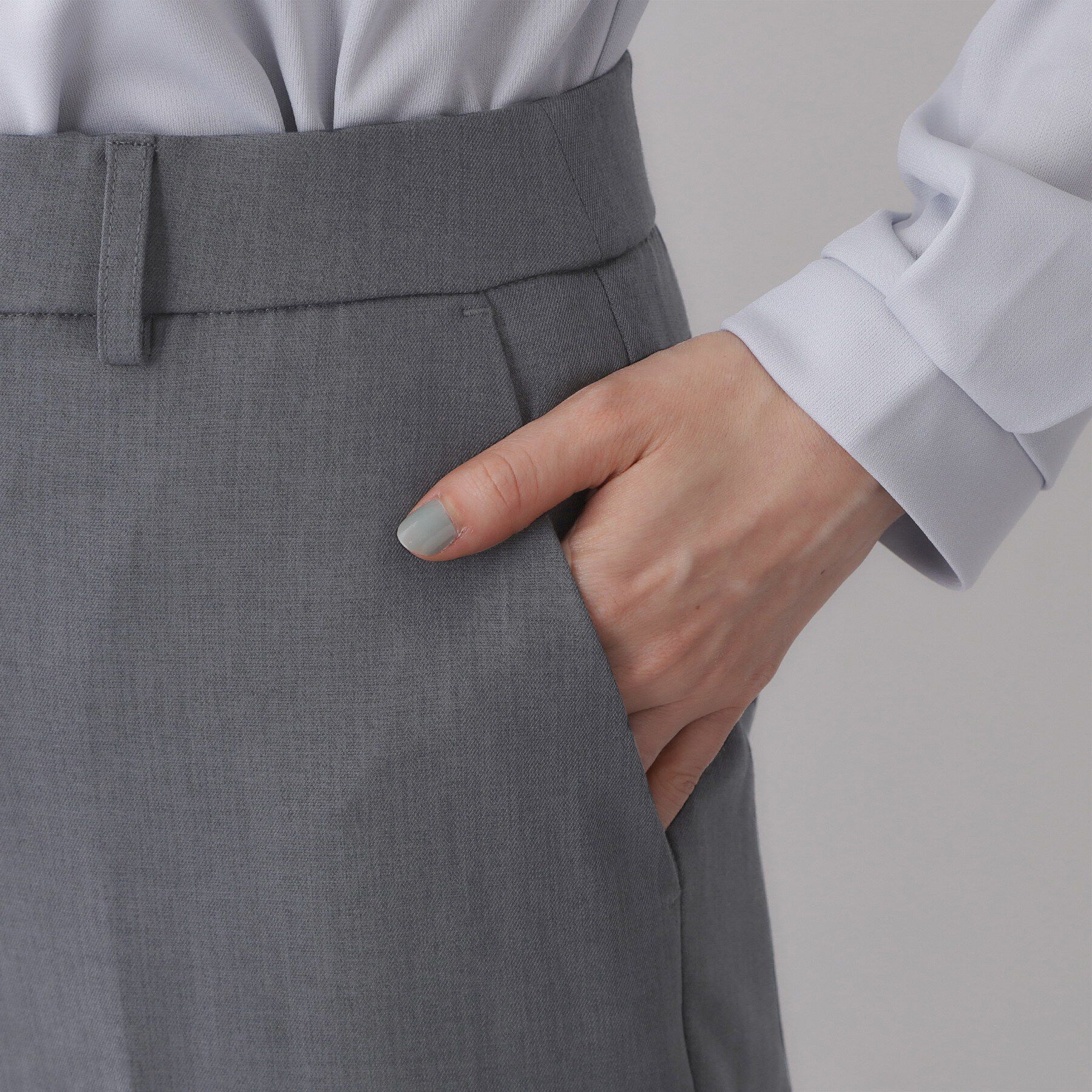 index「ストレッチスリムフレアパンツ【洗濯機OK】」|その他|