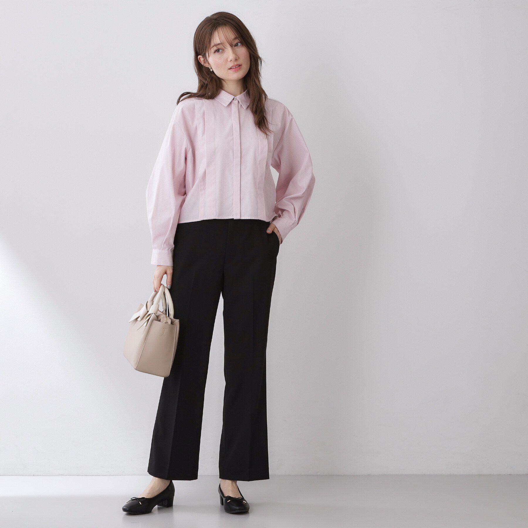 index「ストレッチスリムフレアパンツ【洗濯機OK】」|その他|