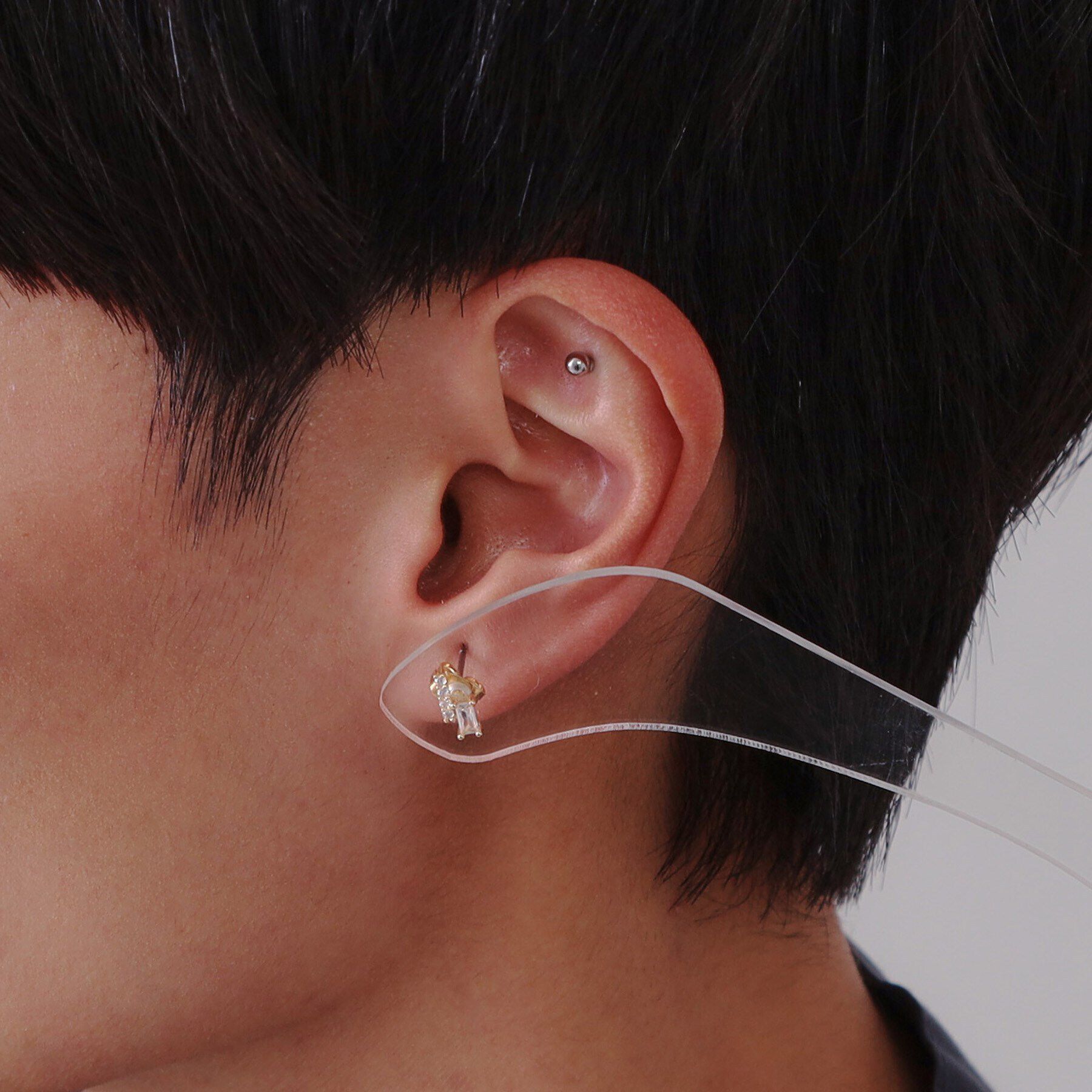 OPAQUE.CLIP「ビジュー&times;フェイクパールピアス」|ピアス|