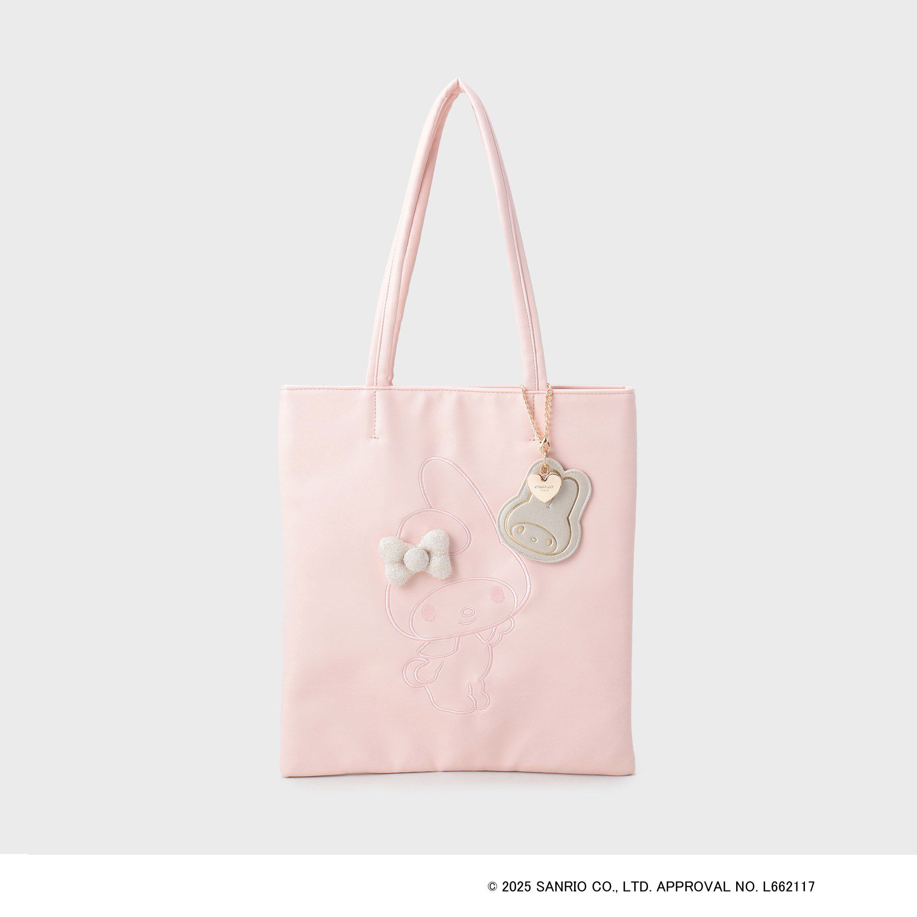 OPAQUE.CLIP「【マイメロディ】刺繍A4トートバッグ」|トートバッグ|ピンク(872)