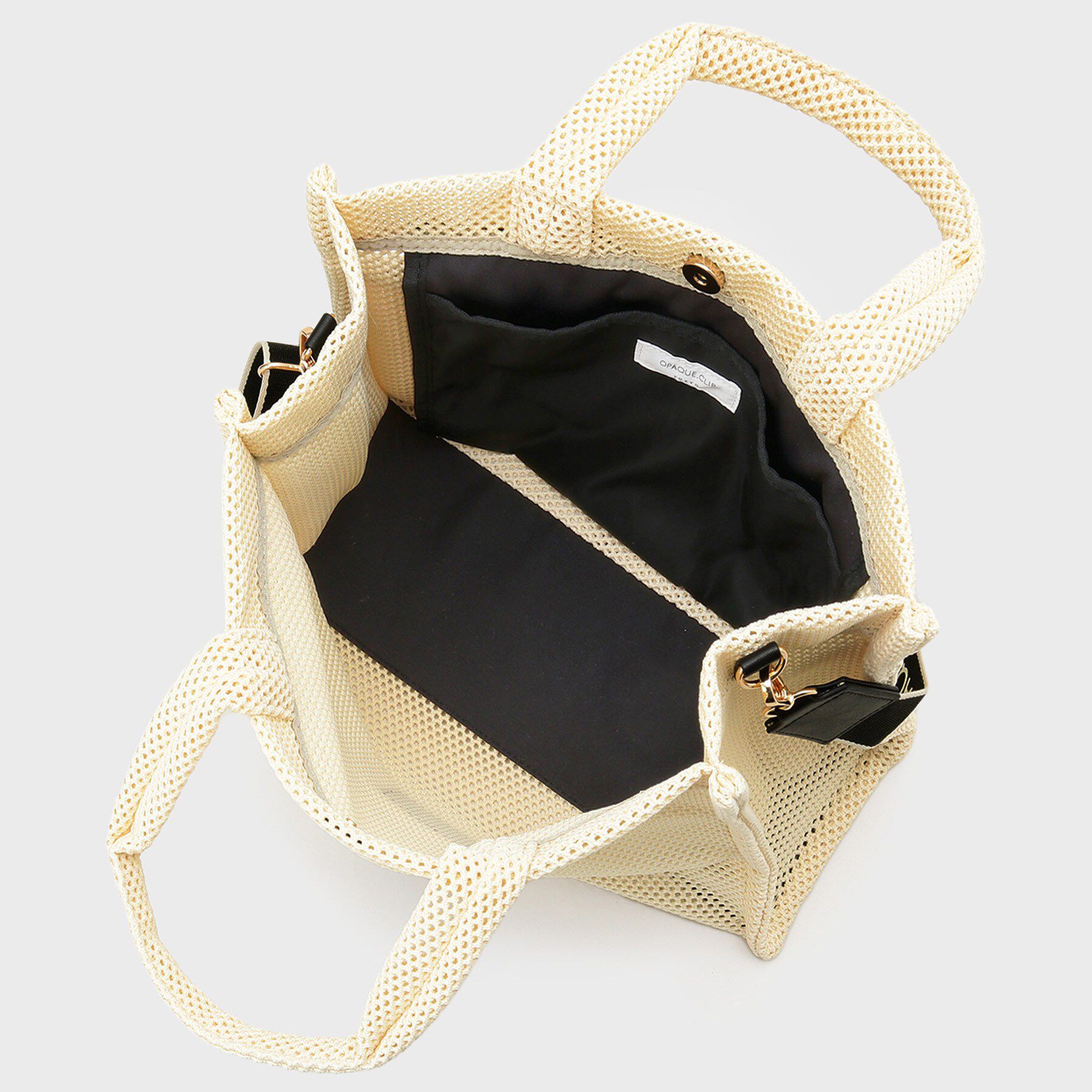 OPAQUE.CLIP「メッシュスクエアトートバッグ【2WAY／A4サイズ対応】」|トートバッグ|