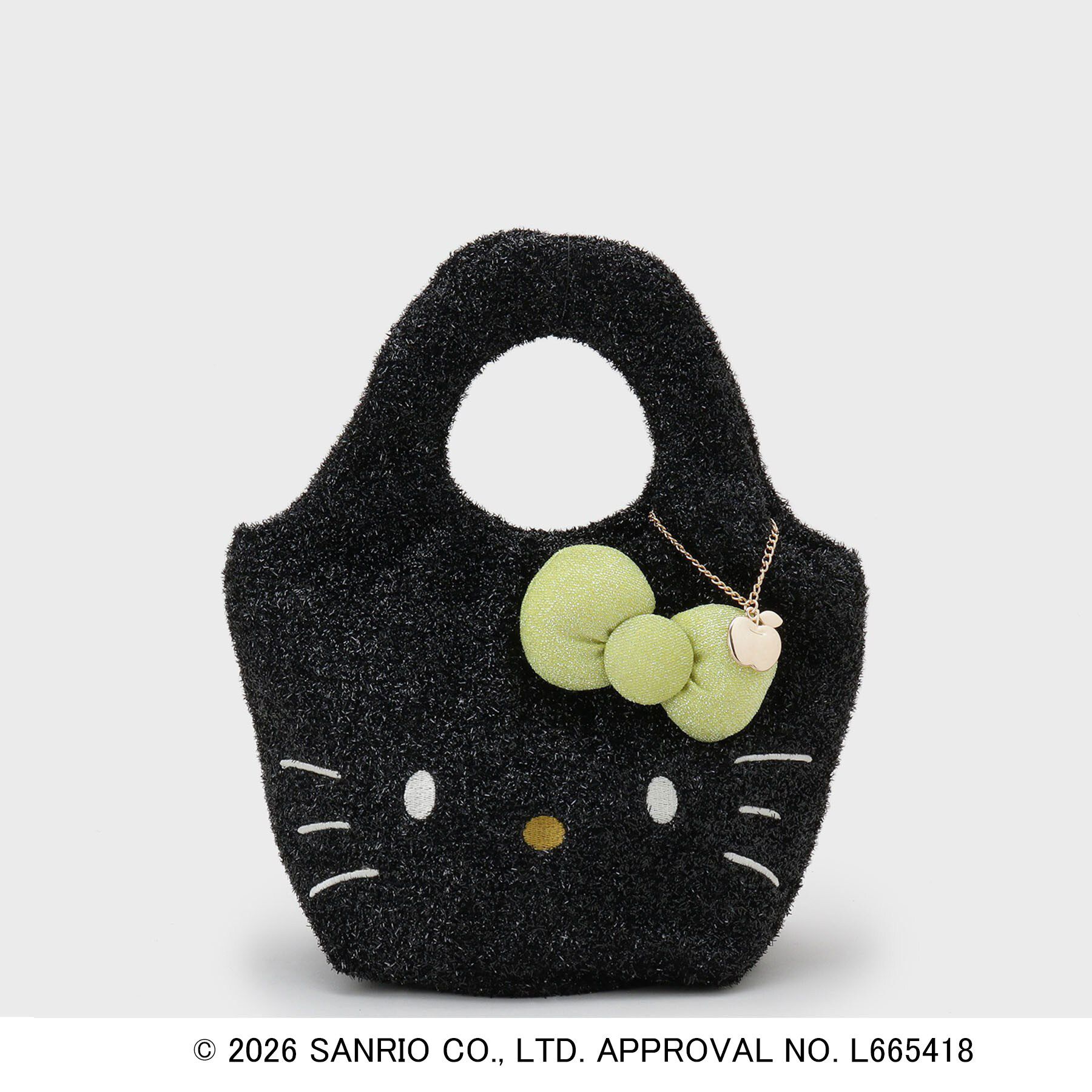 OPAQUE.CLIP「◆【ハローキティ】キラふわマルシェバッグ」|ハンドバッグ|ブラック(019)