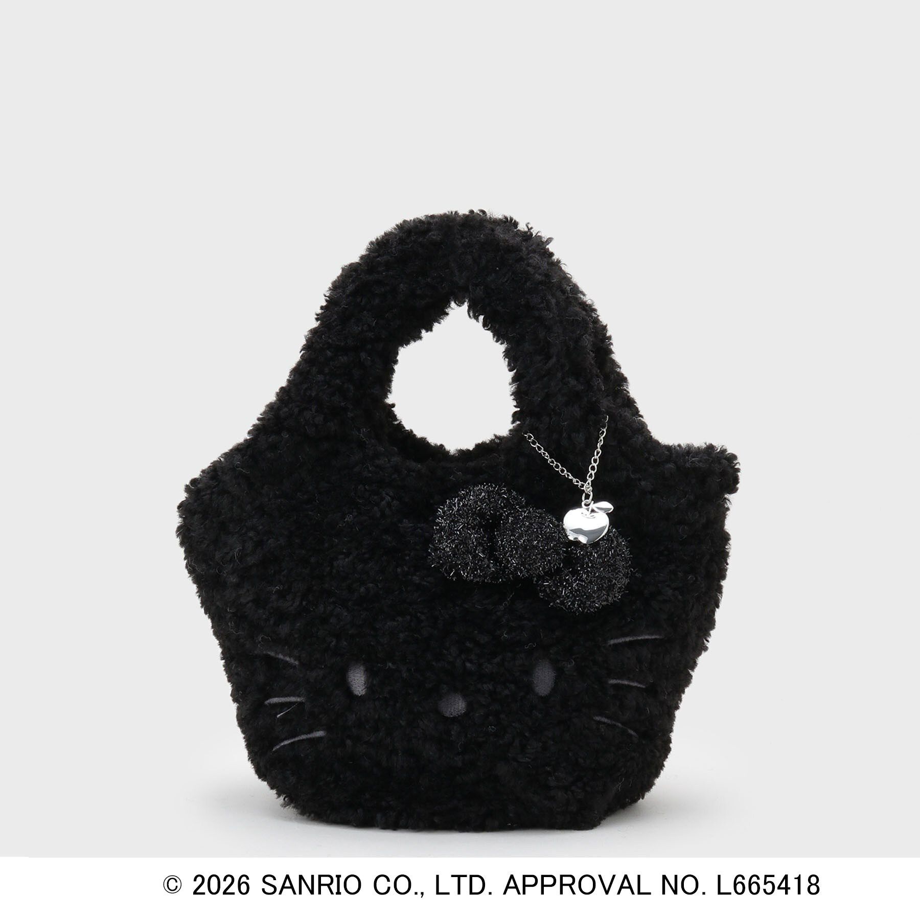 OPAQUE.CLIP「◆【ハローキティ】キラふわマルシェバッグ」|ハンドバッグ|ブラック(819)