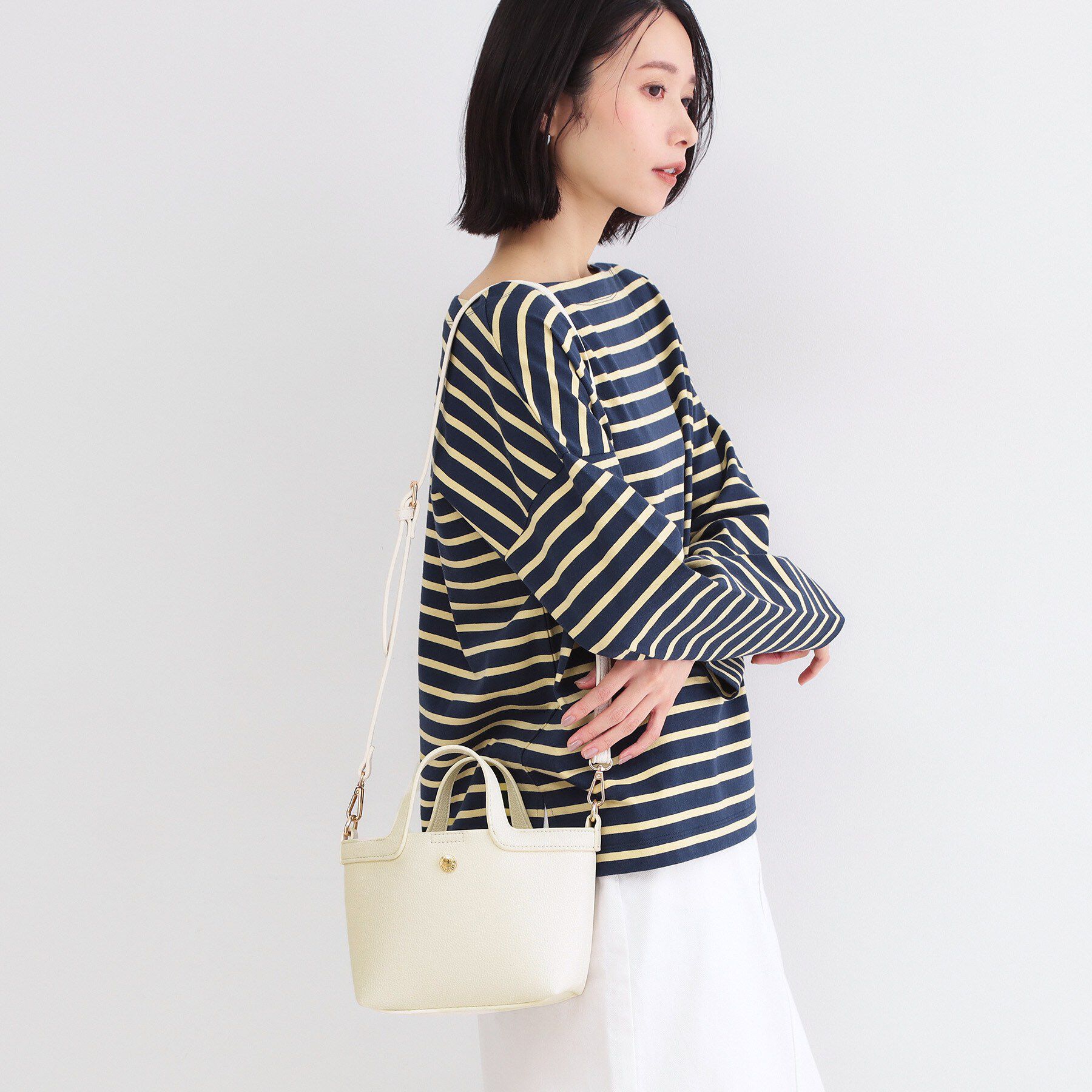 OPAQUE.CLIP「2WAY巾着付ミニトート」|ショルダー・メッセンジャー|