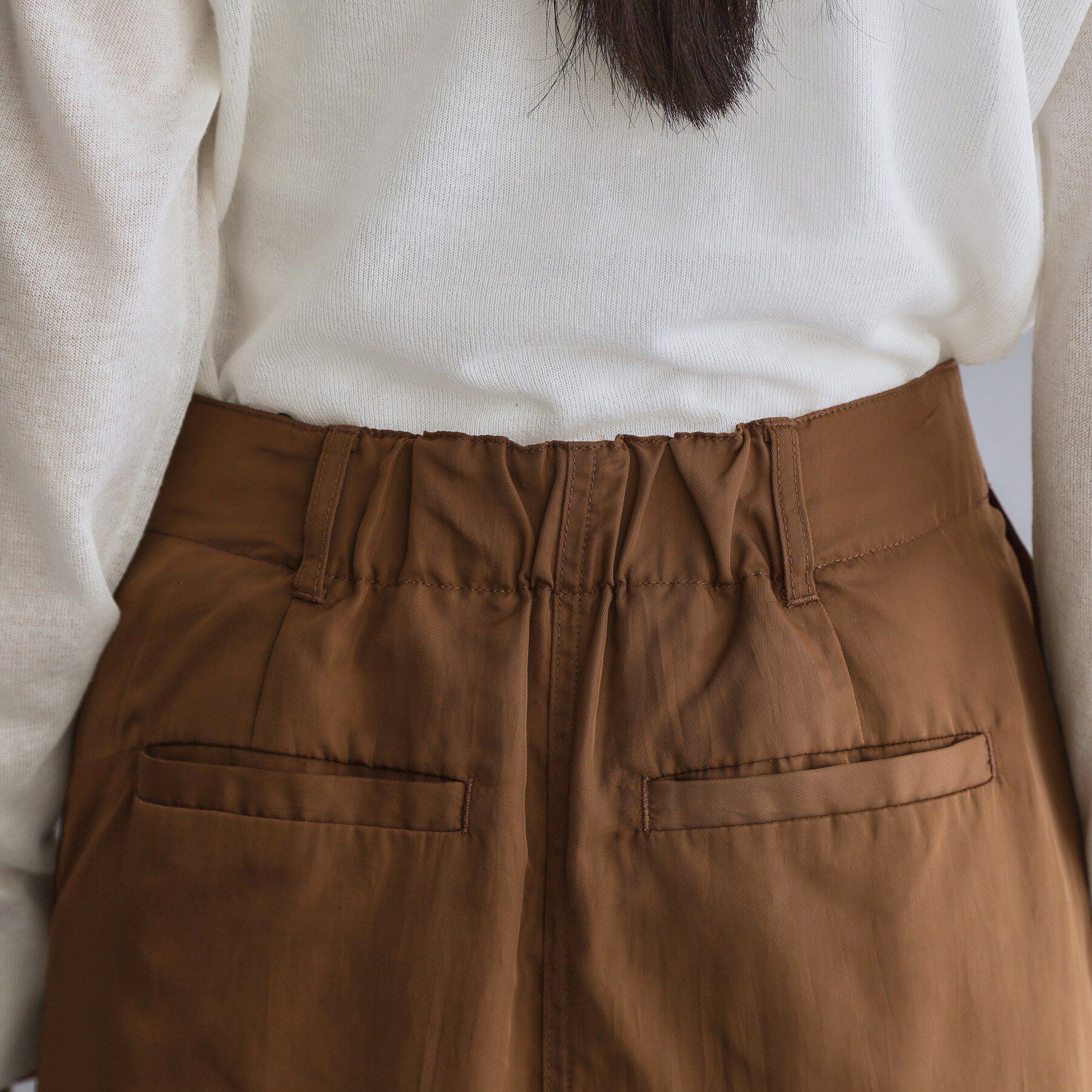 OPAQUE.CLIP「【es】サーキュラーロングフレアスカート【洗濯機OK】」|スカート|