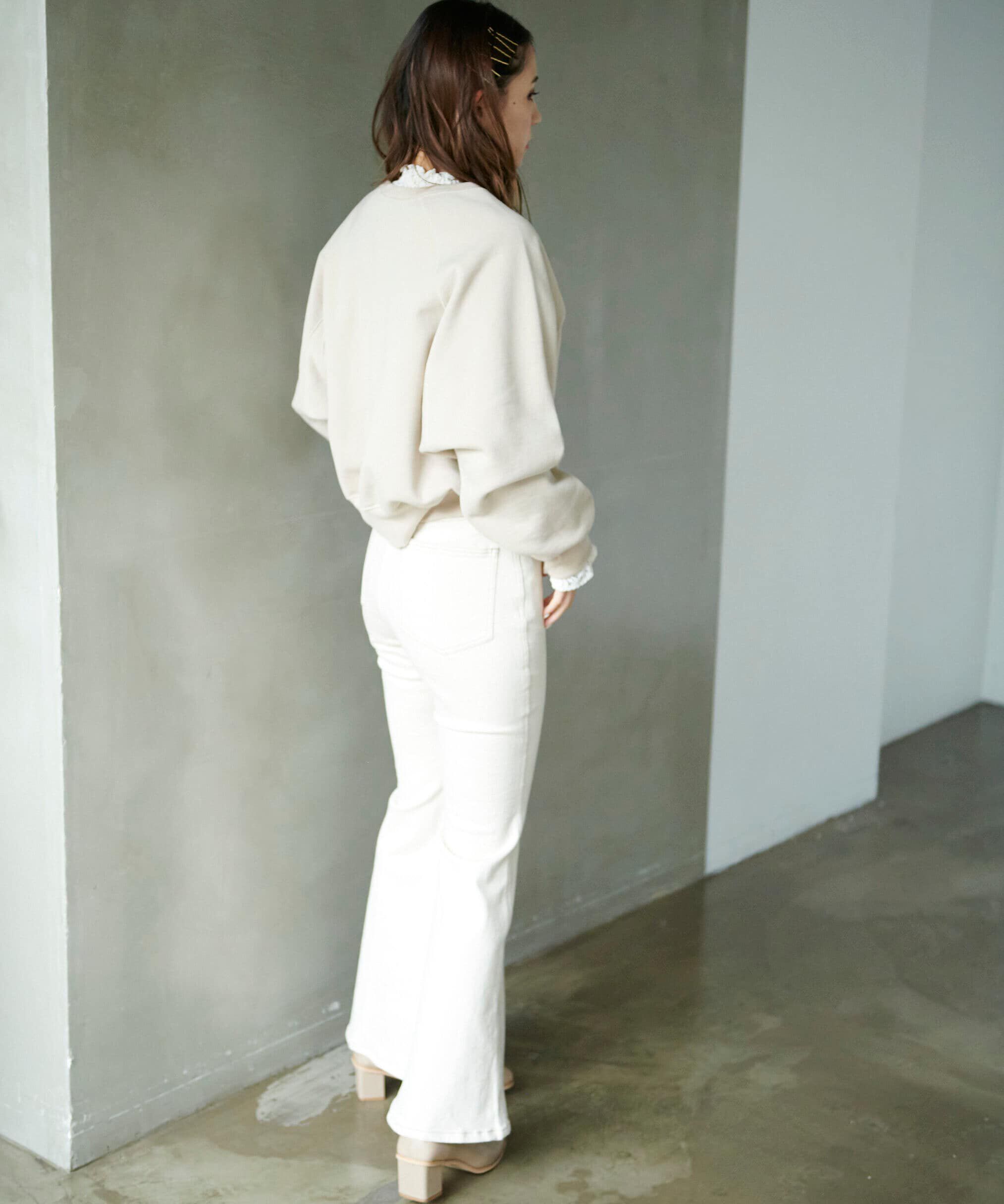  「[Sシリーズ対応商品]内スリットベルボトムデニムパンツ」|その他|