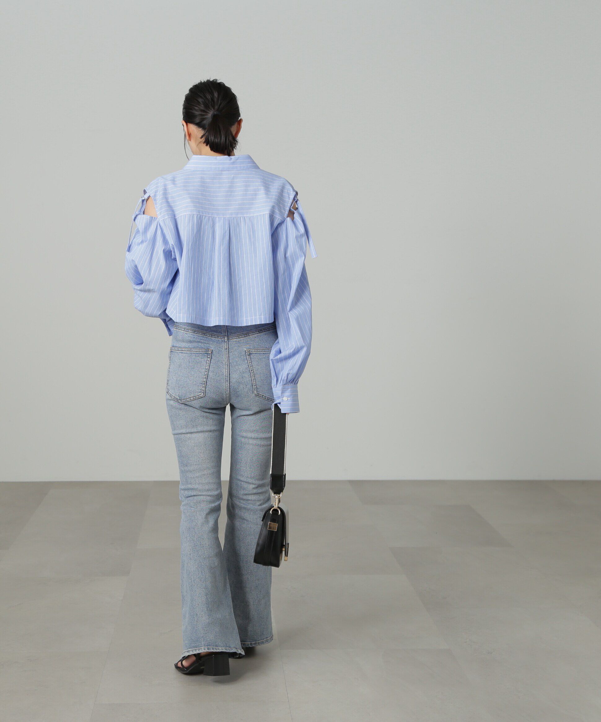  「[Sシリーズ対応商品]内スリットベルボトムデニムパンツ」|その他|