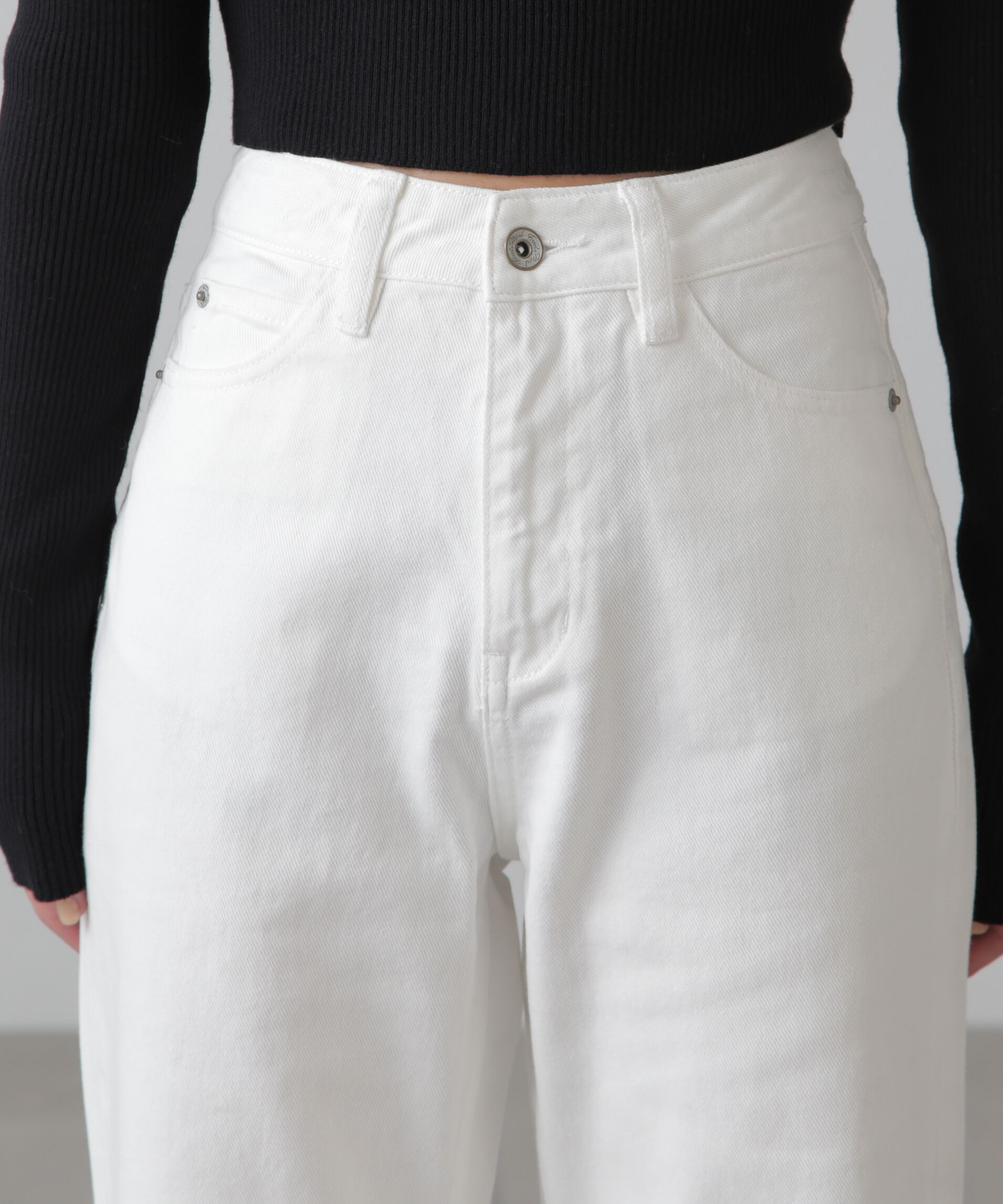  「[低身長サイズ/Sシリーズ]ベーシックワイドデニムパンツ」|その他|