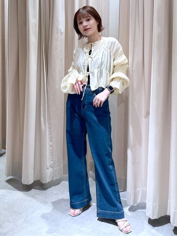  「[低身長サイズ/Sシリーズ]ベーシックワイドデニムパンツ」|その他|