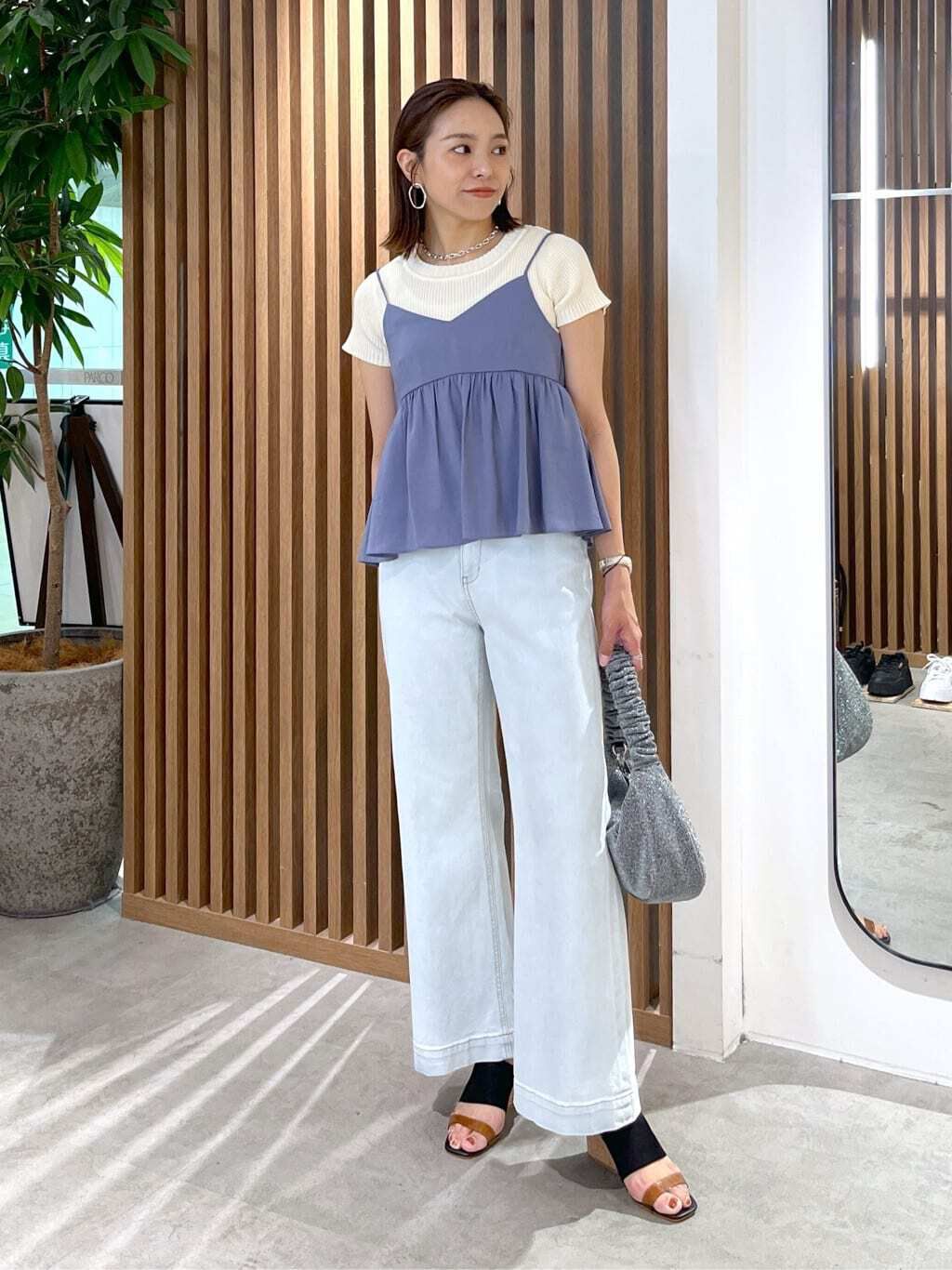  「[低身長サイズ/Sシリーズ]ベーシックワイドデニムパンツ」|その他|