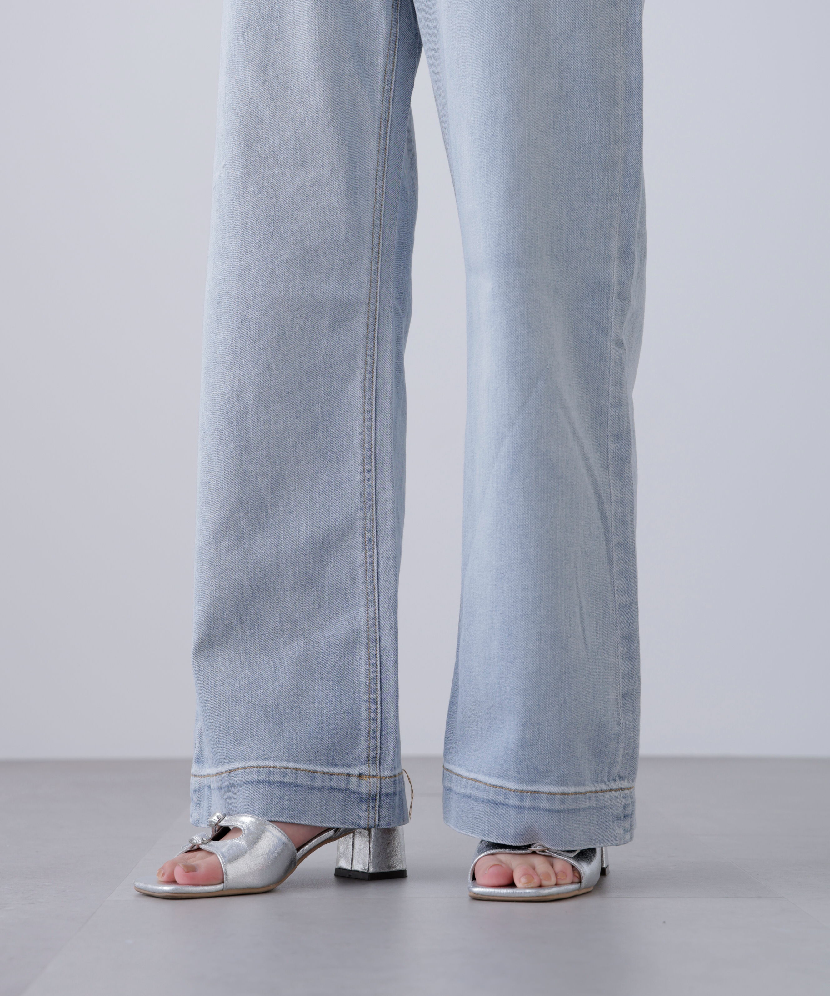  「[低身長サイズ/Sシリーズ]ベーシックワイドデニムパンツ」|その他|