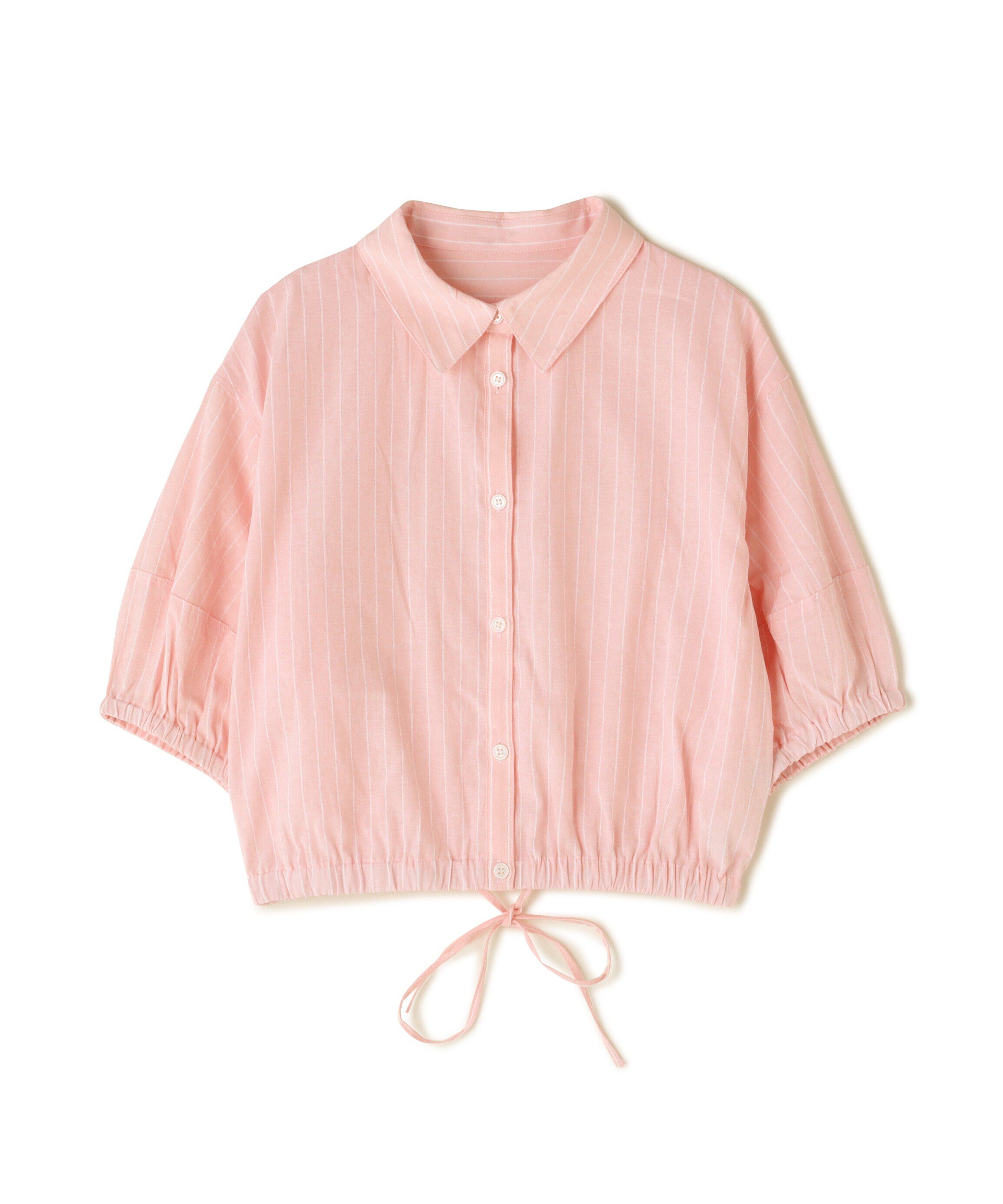  「裾ドロスト半袖ブラウス」|シャツ・ブラウス|