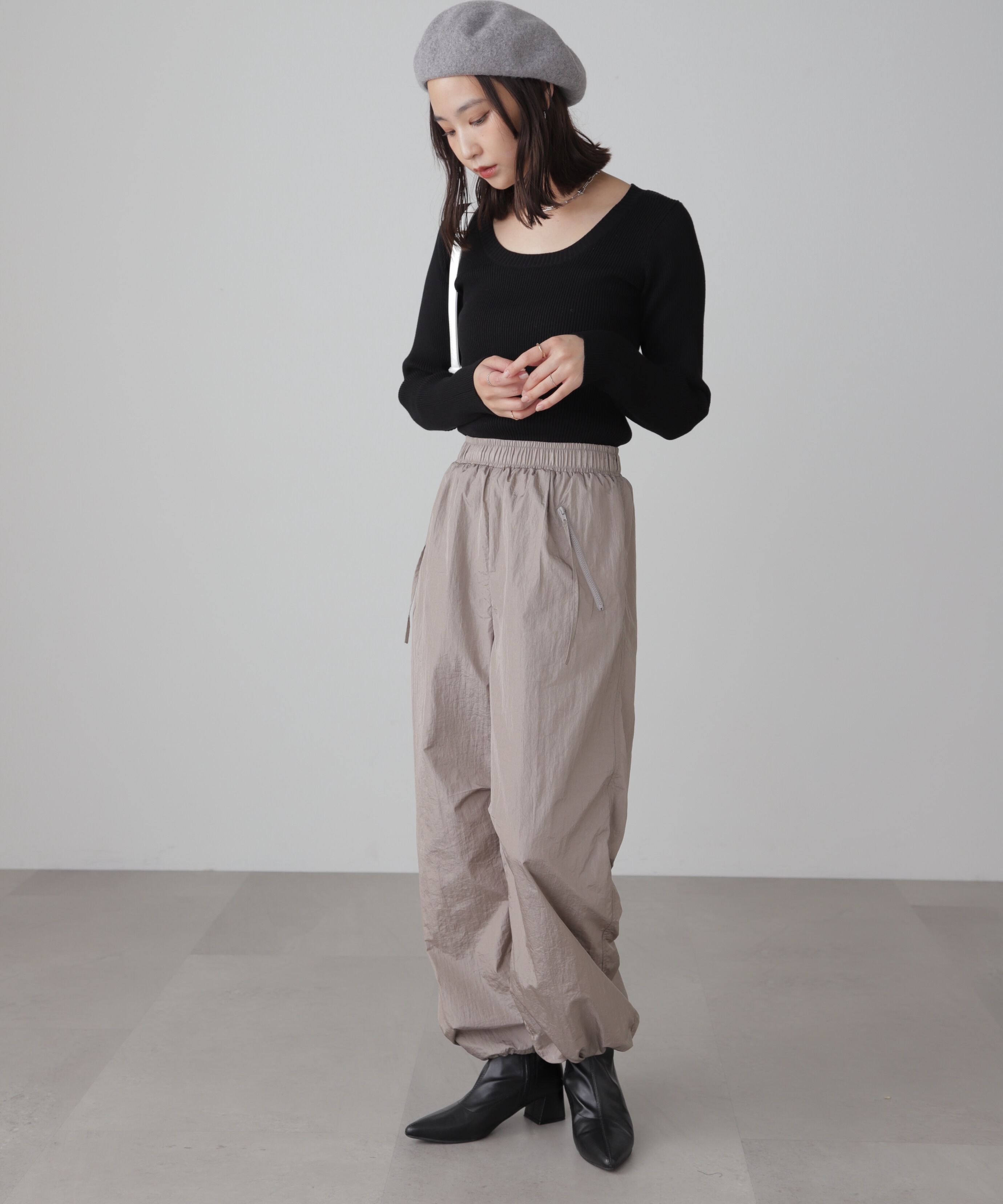  「ジップポケットパラシュートパンツ」|その他|