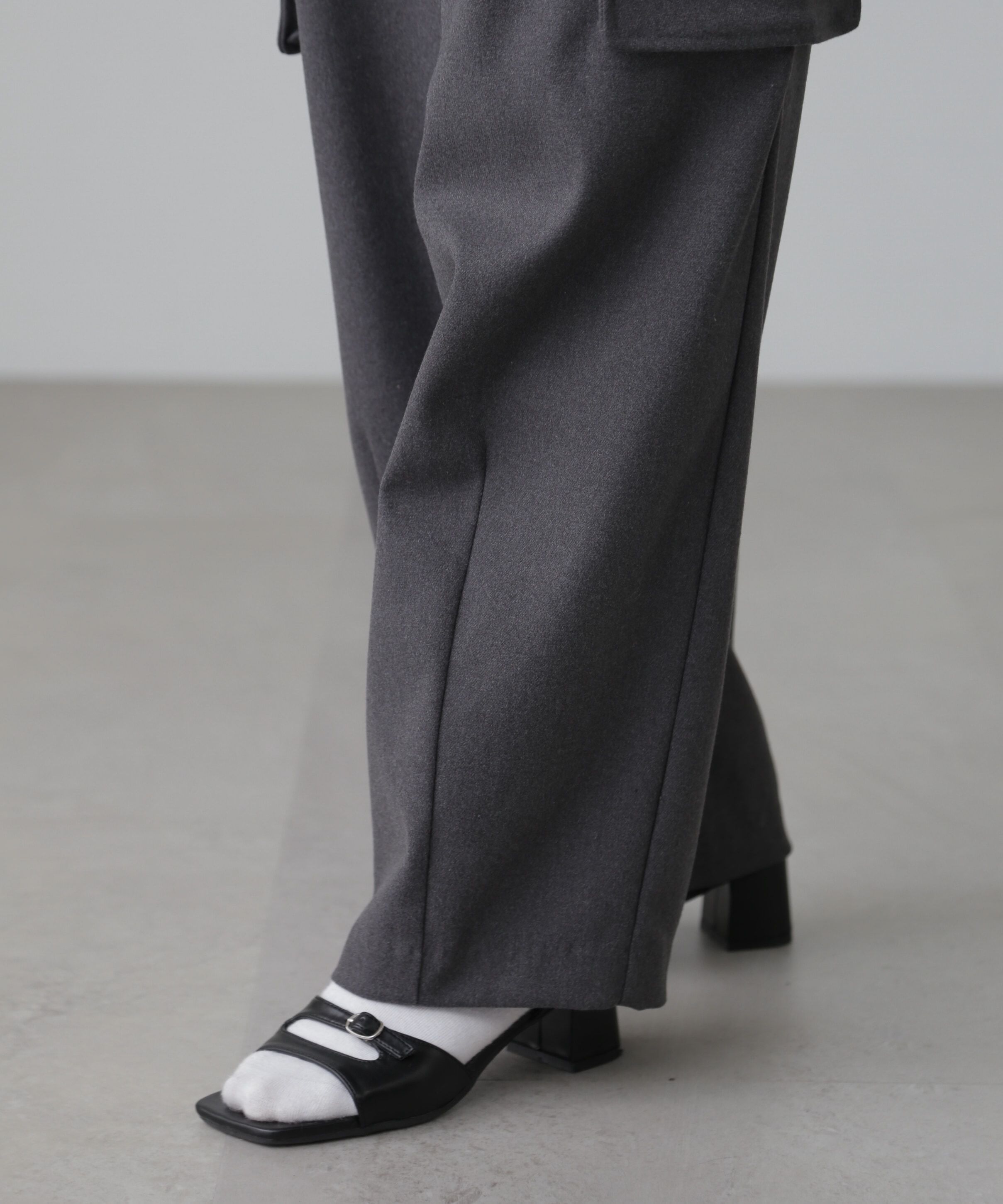  「ウールライクカーゴワイドパンツ」|その他|