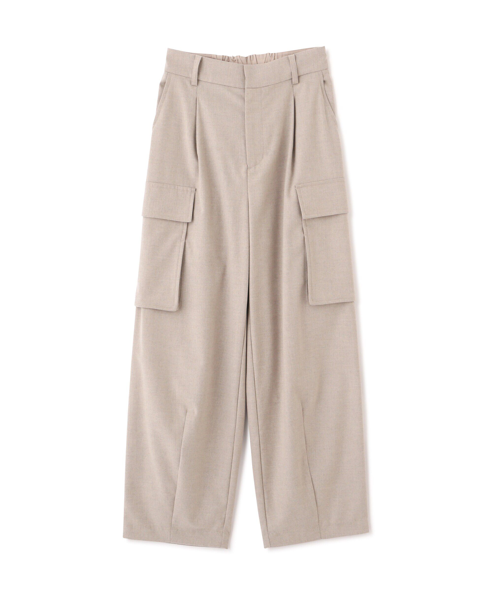  「ウールライクカーゴワイドパンツ」|その他|