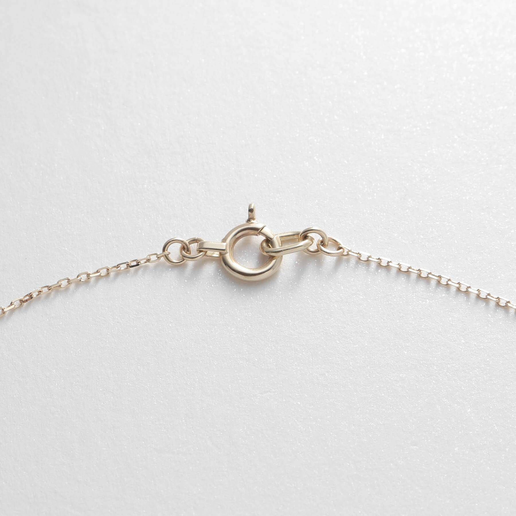 COCOSHNIK「【WEB限定】K10イニシャルＡ ネックレス」|ネックレス|