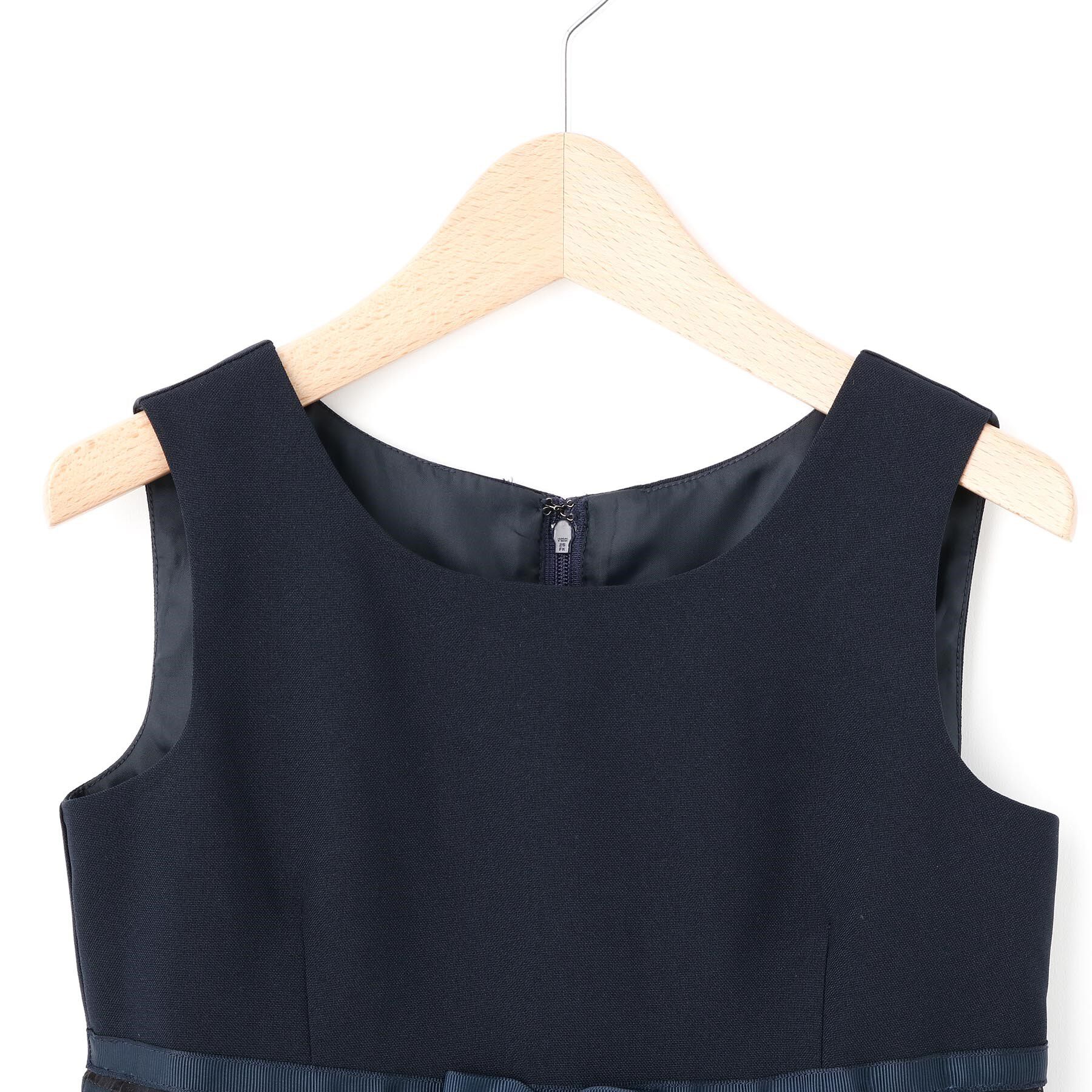 SHOO･LA･RUE「【110-130cm/3点セット/セレモニー/入卒】シアーボーダーワンピース」|その他|