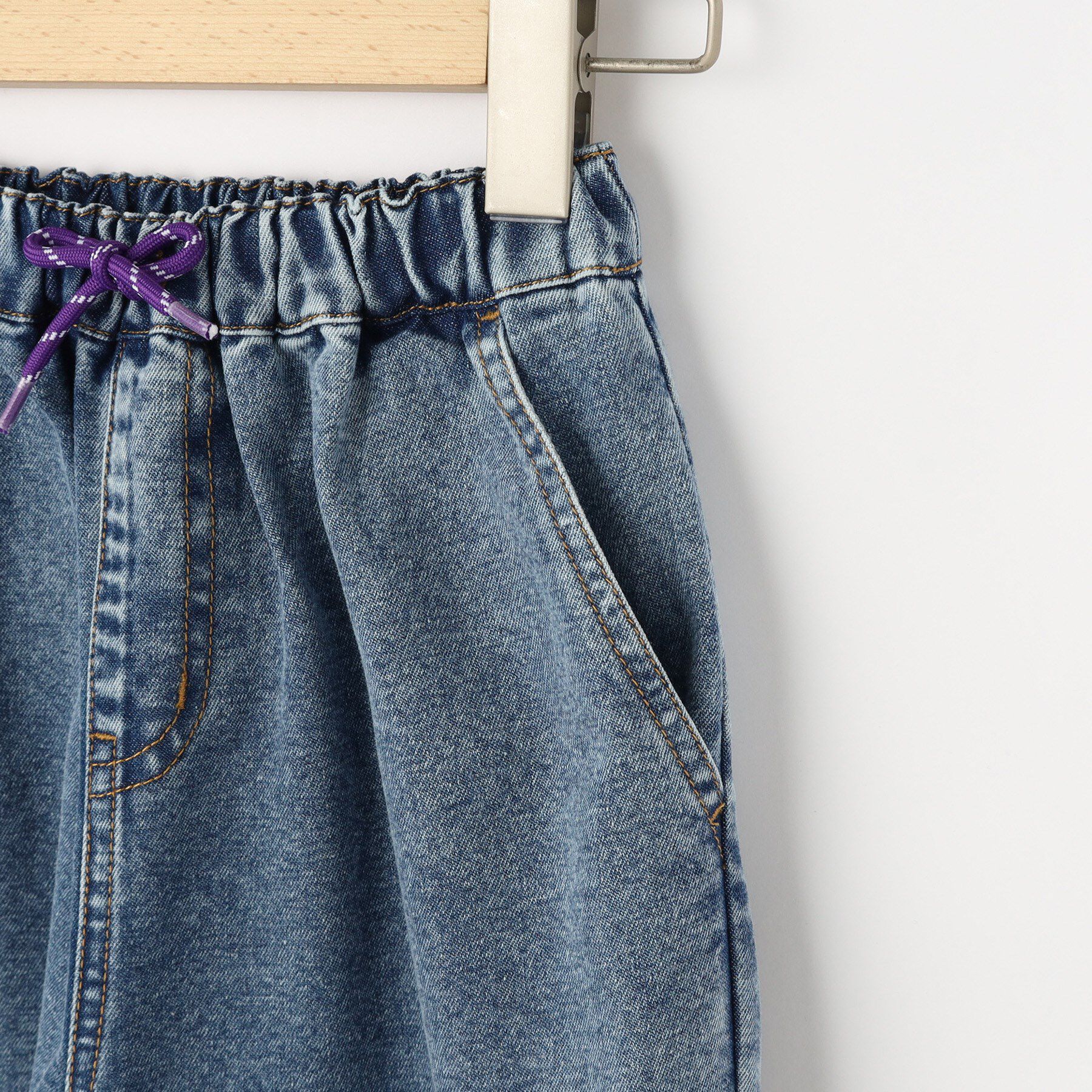 SHOO･LA･RUE「【100-150cm】デニムジョグパンツ」|その他|