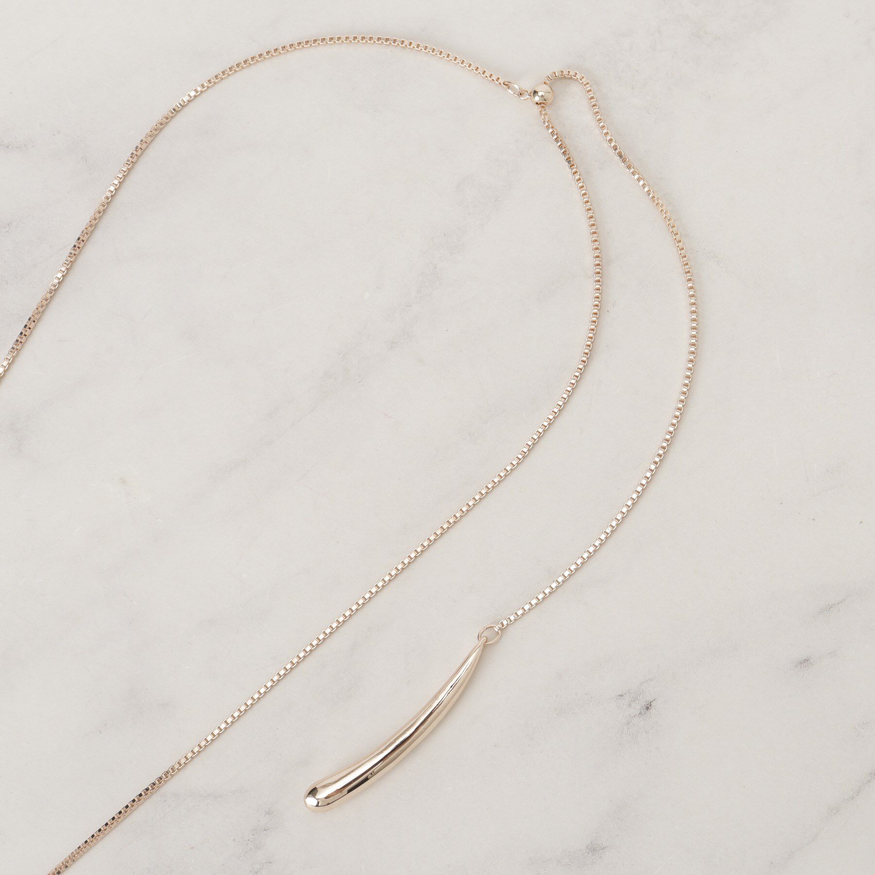 SHOO･LA･RUE「ラメエポリングネックレス」|ネックレス|