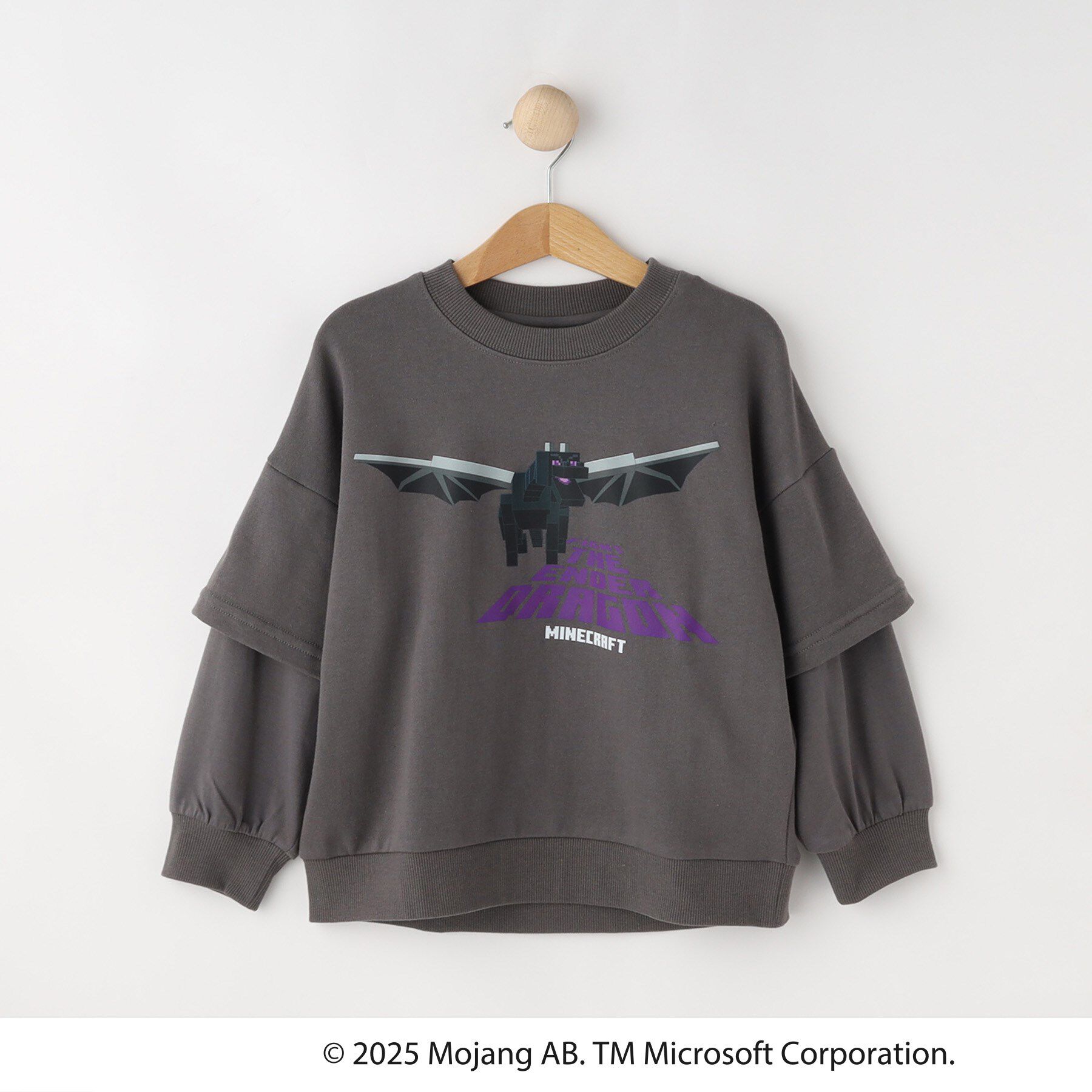 SHOO･LA･RUE「【マインクラフト】アソートプリントスウェット」|その他|チャコールグレー(0