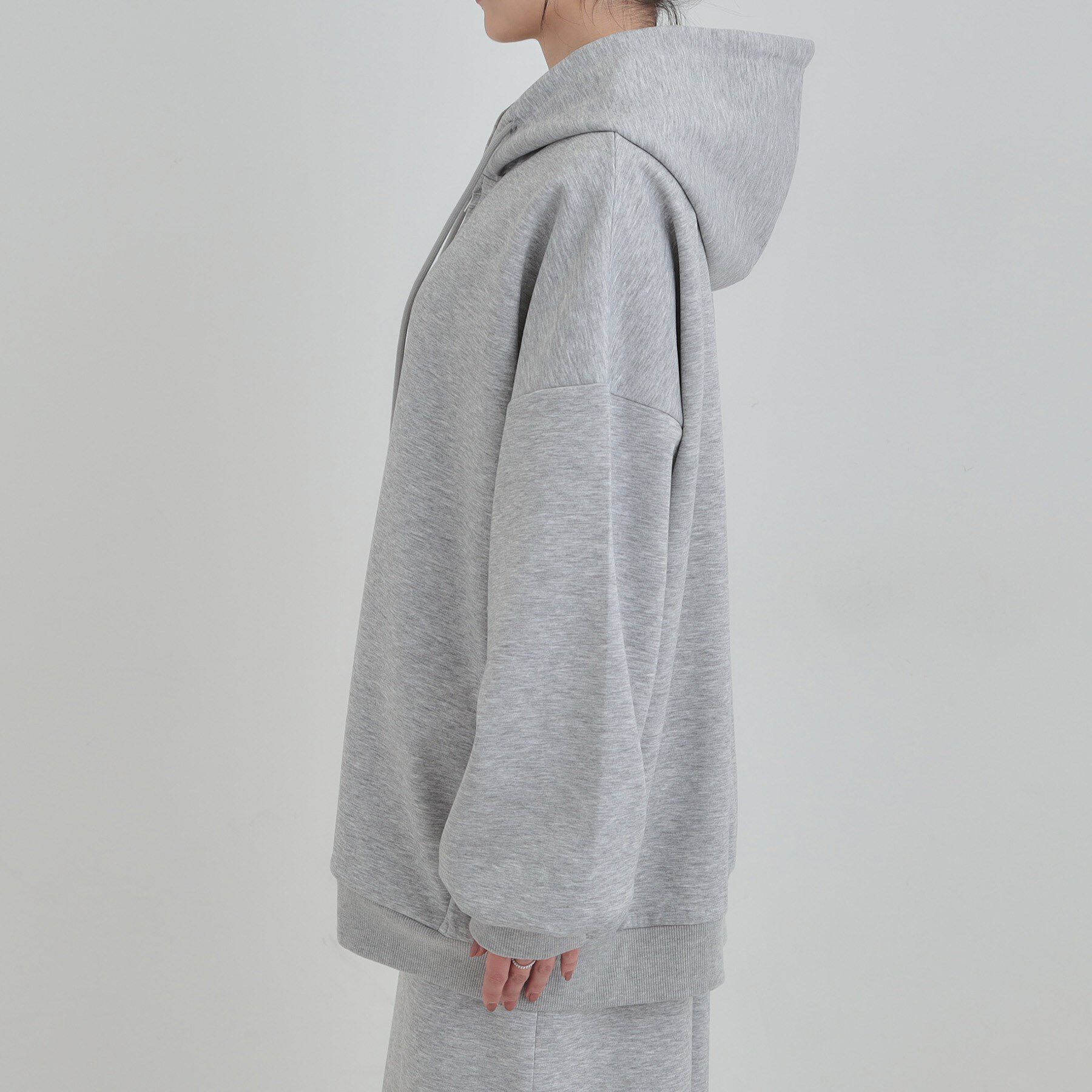 SHOO･LA･RUE「【セットアップ可/なめらかタッチ】オーバーサイズゆるパーカ」|パーカー|